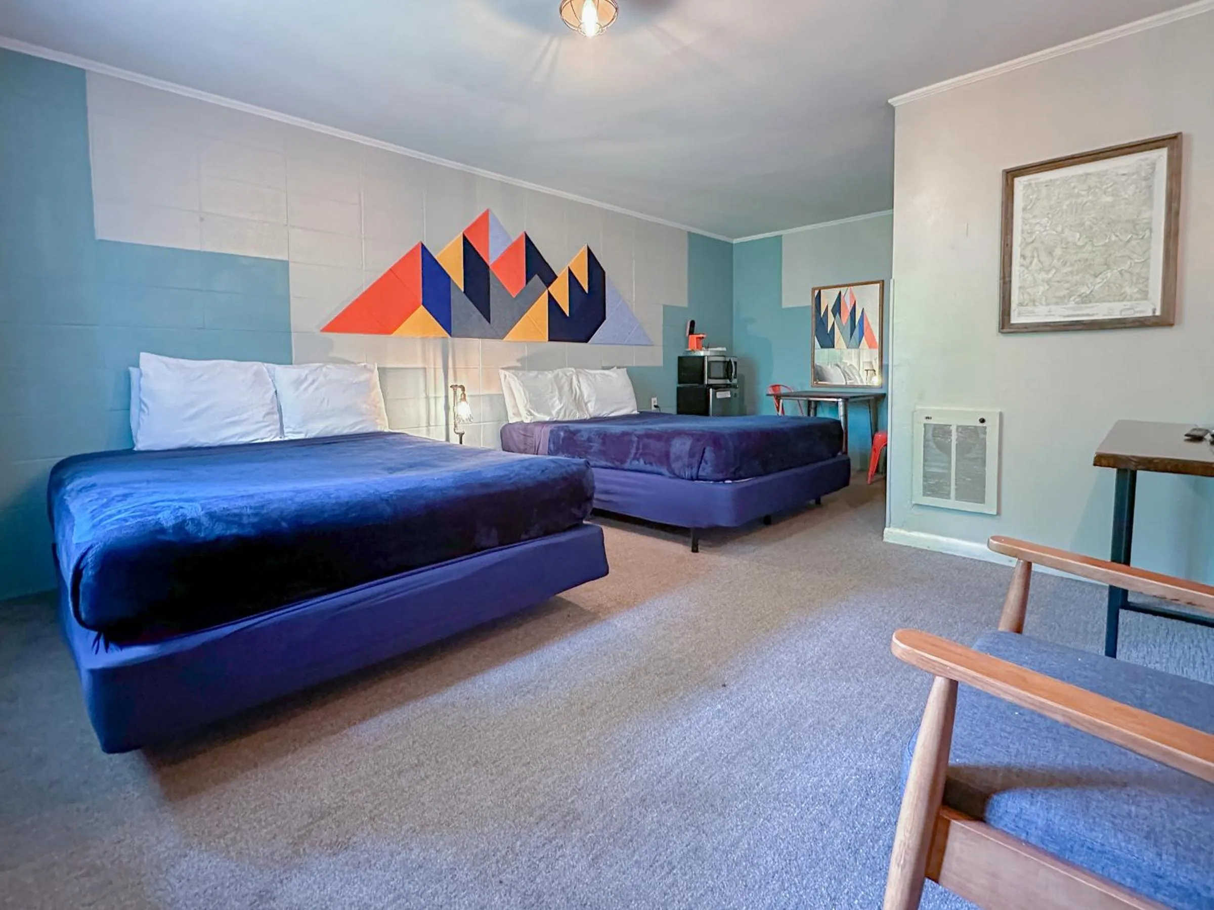 Bed in The Wanderoo Lodge