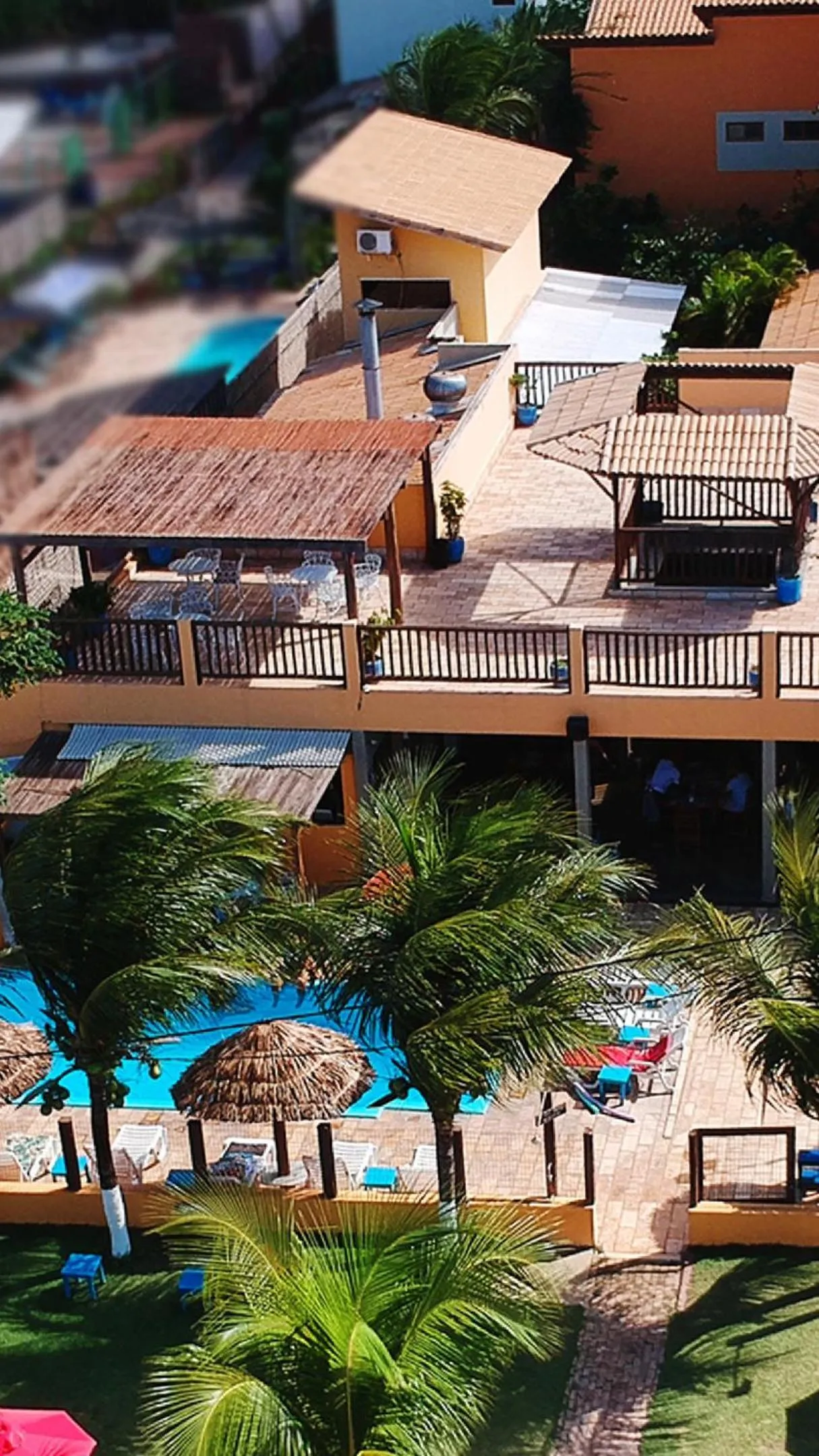 Balcony/Terrace in Pousada Só Alegria