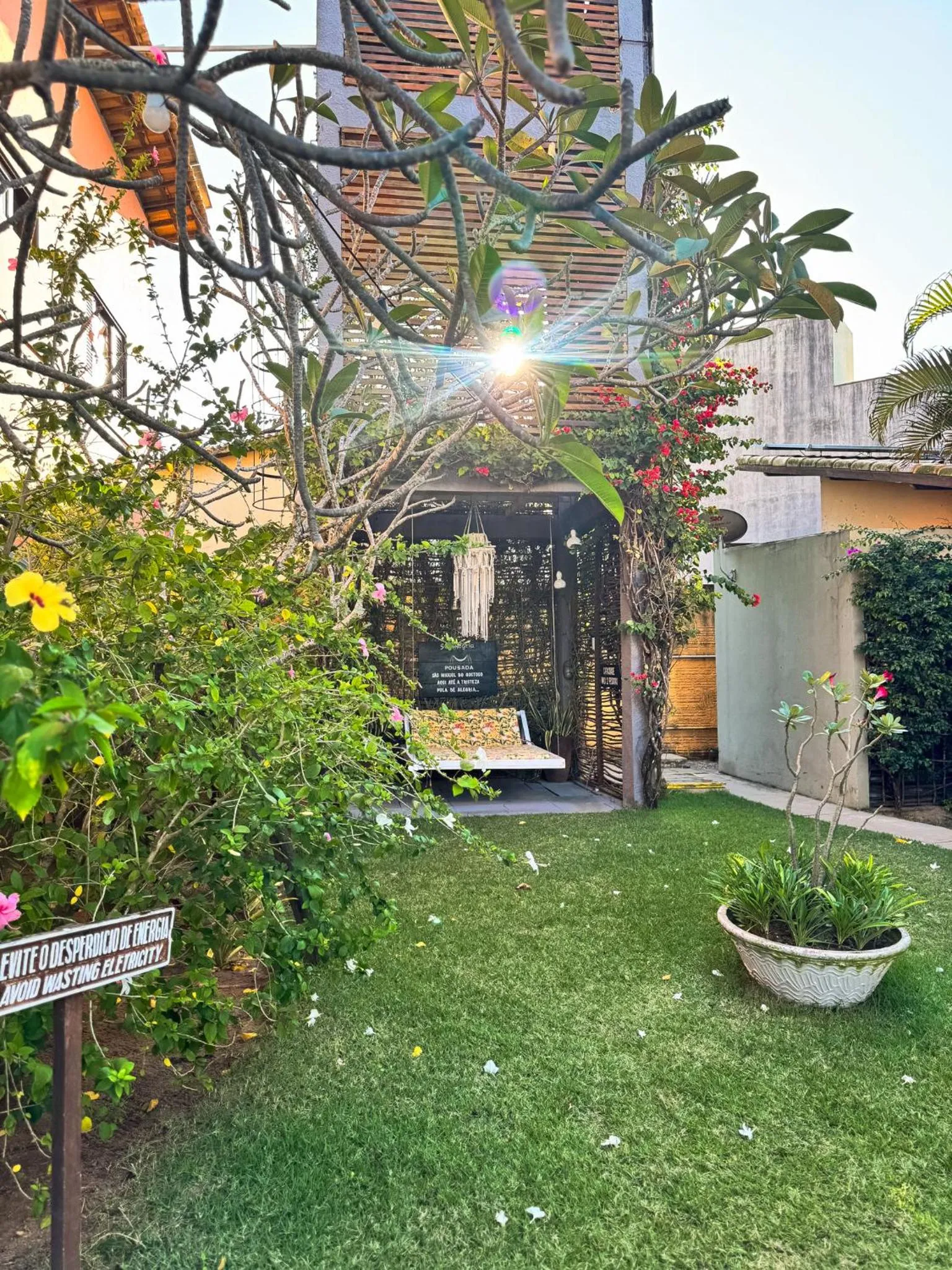 Garden in Pousada Só Alegria
