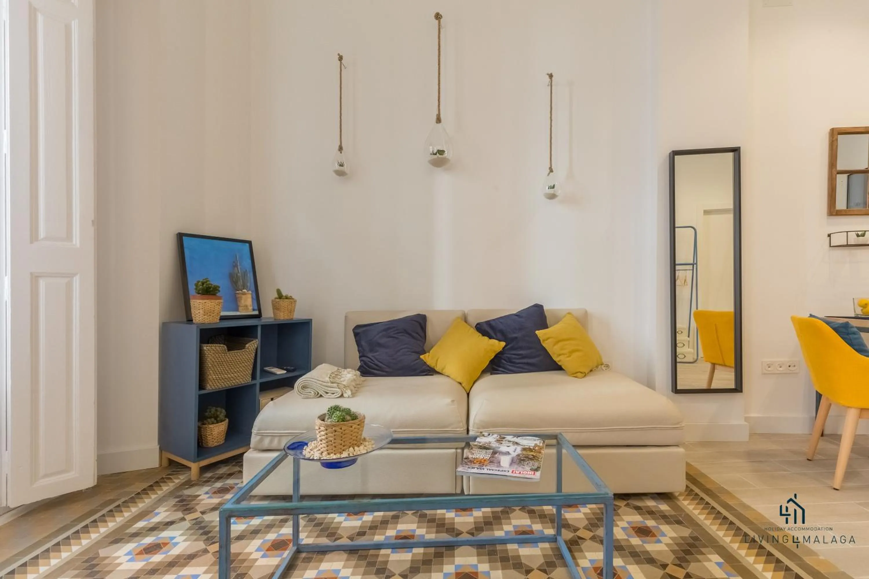 Seating area in Living4Malaga Skyline Apartments