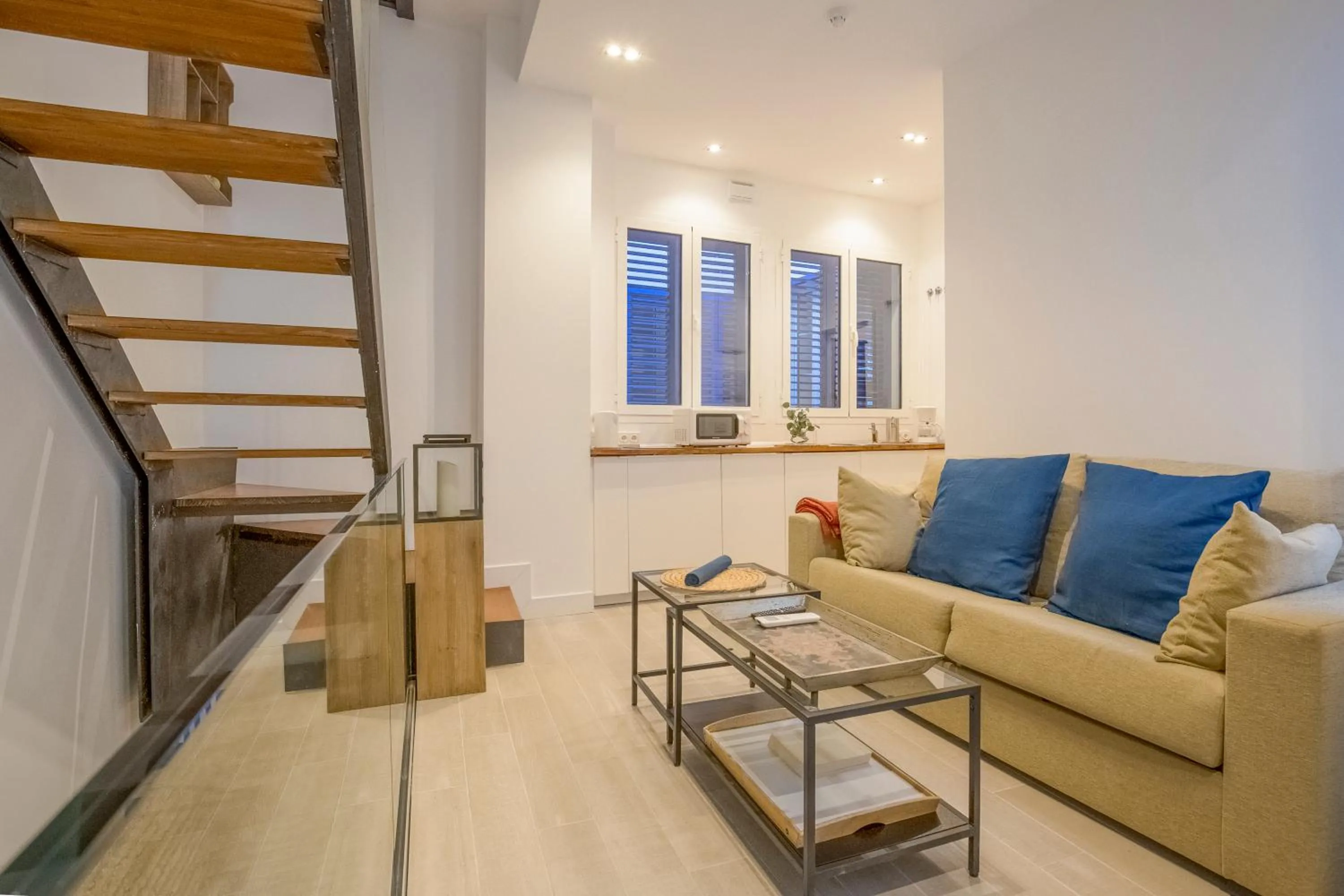 Living room in Living4Malaga Skyline Apartments