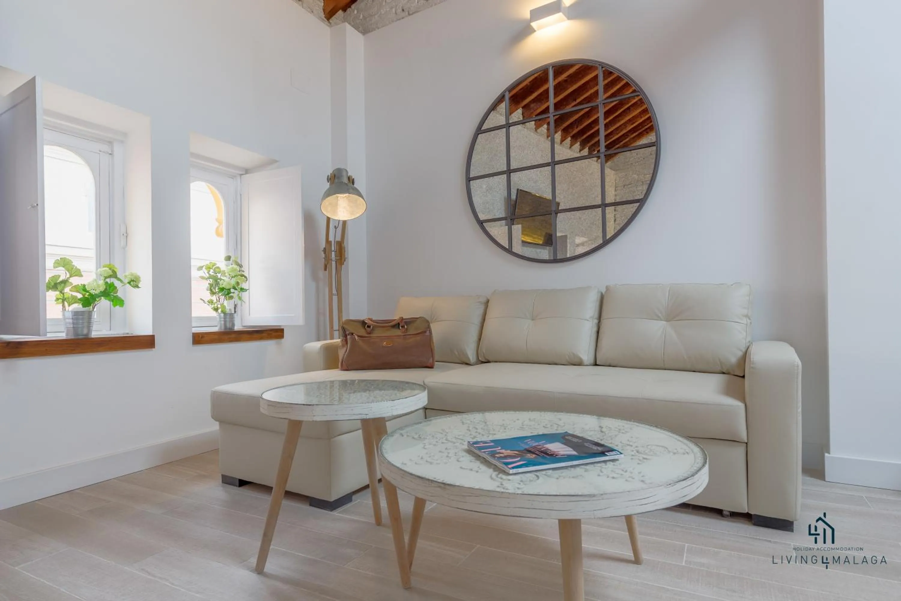 Seating area in Living4Malaga Skyline Apartments