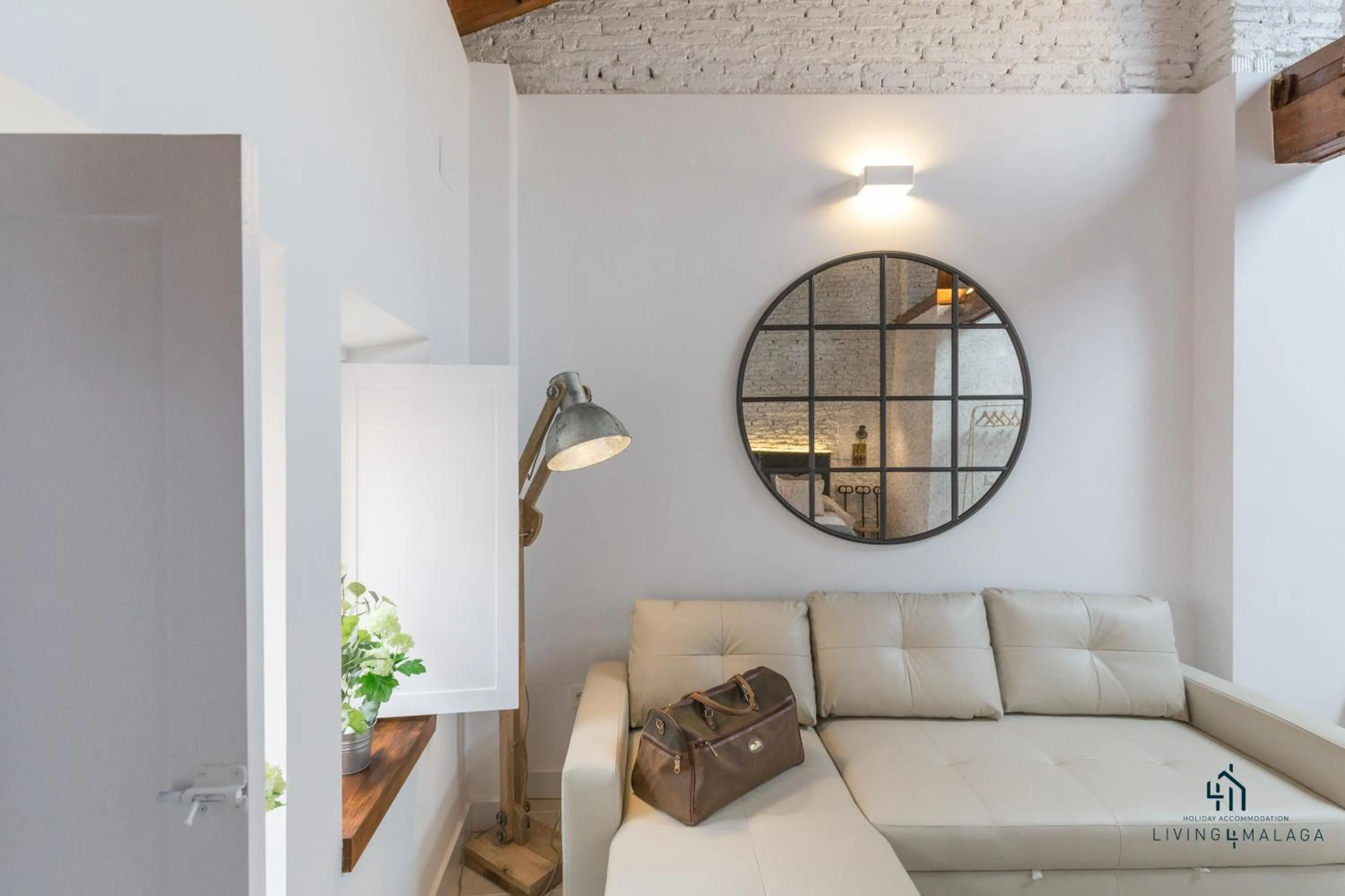 Seating area in Living4Malaga Skyline Apartments