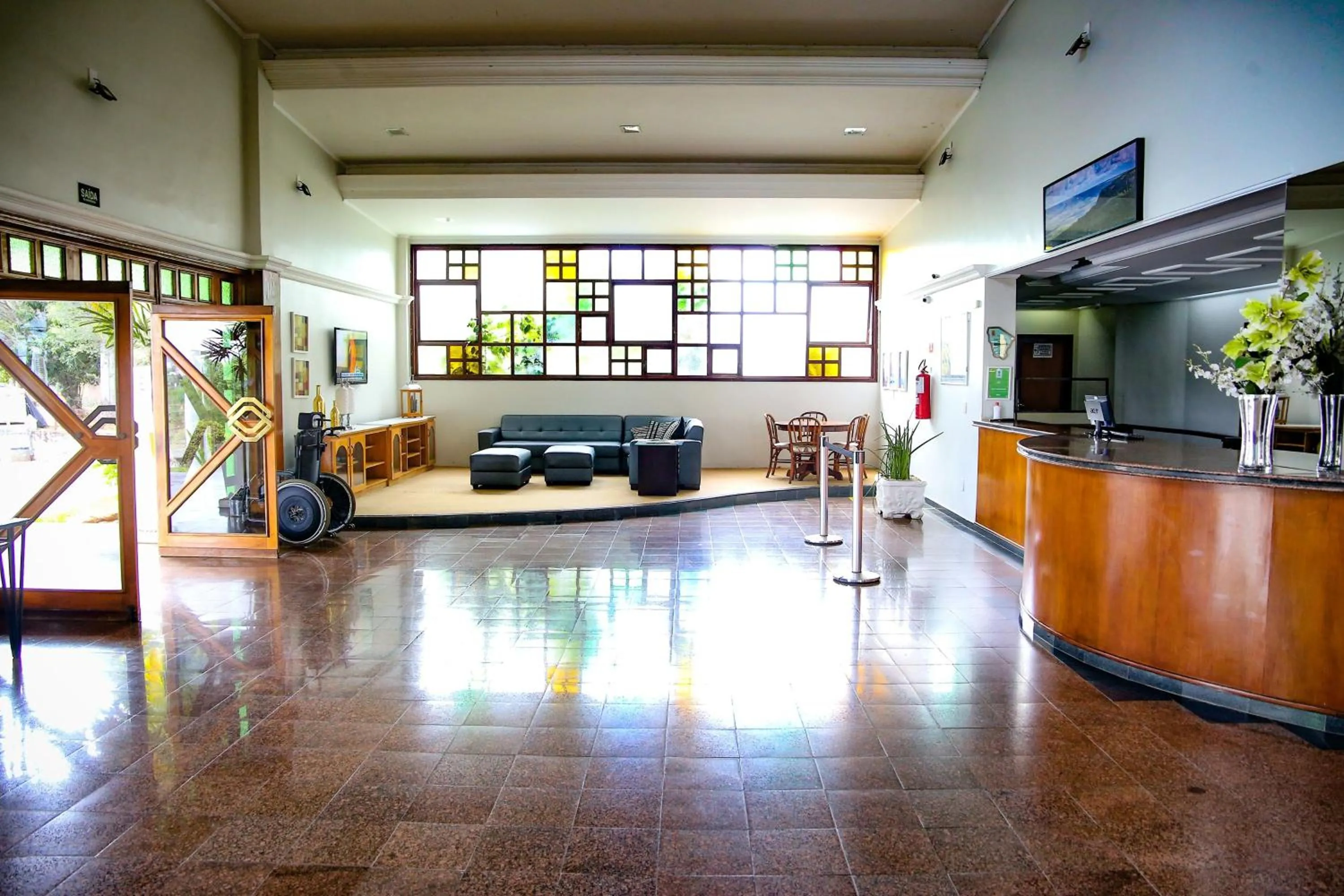 Lobby or reception in Verdes Vales Lazer Hotel