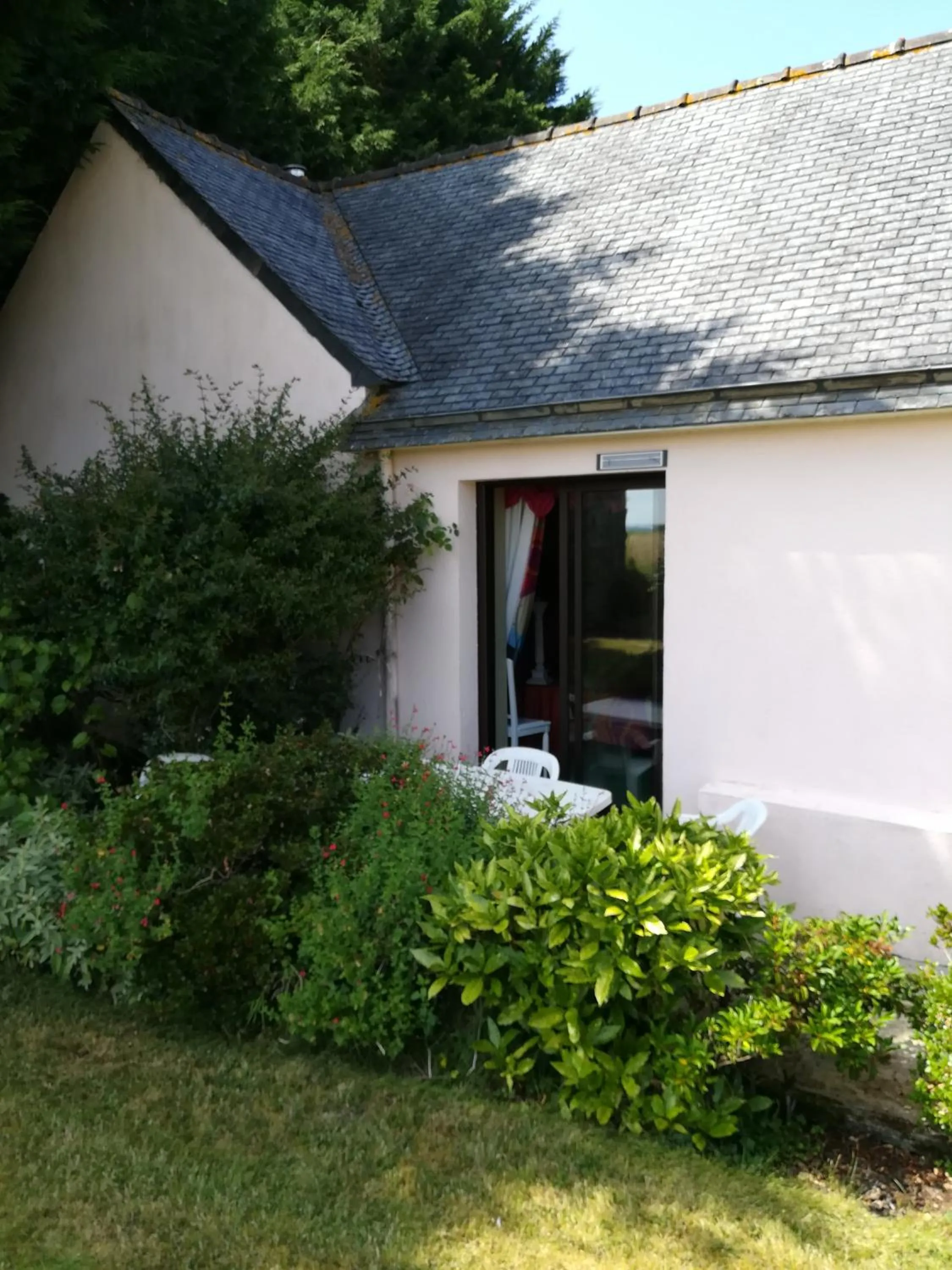 Patio in Chez Herveline Le Fer - Chambres et table d'hôtes
