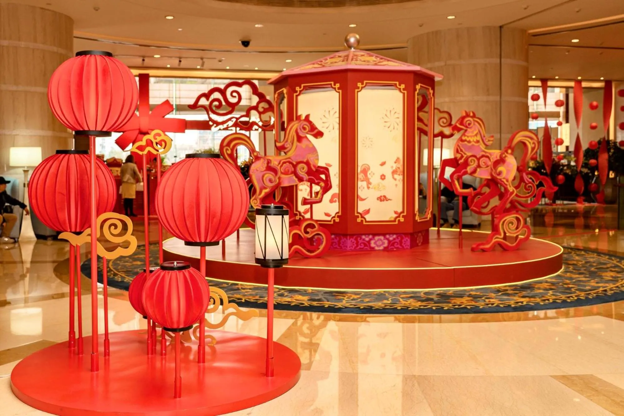 Lobby or reception in Shangri-La Chengdu