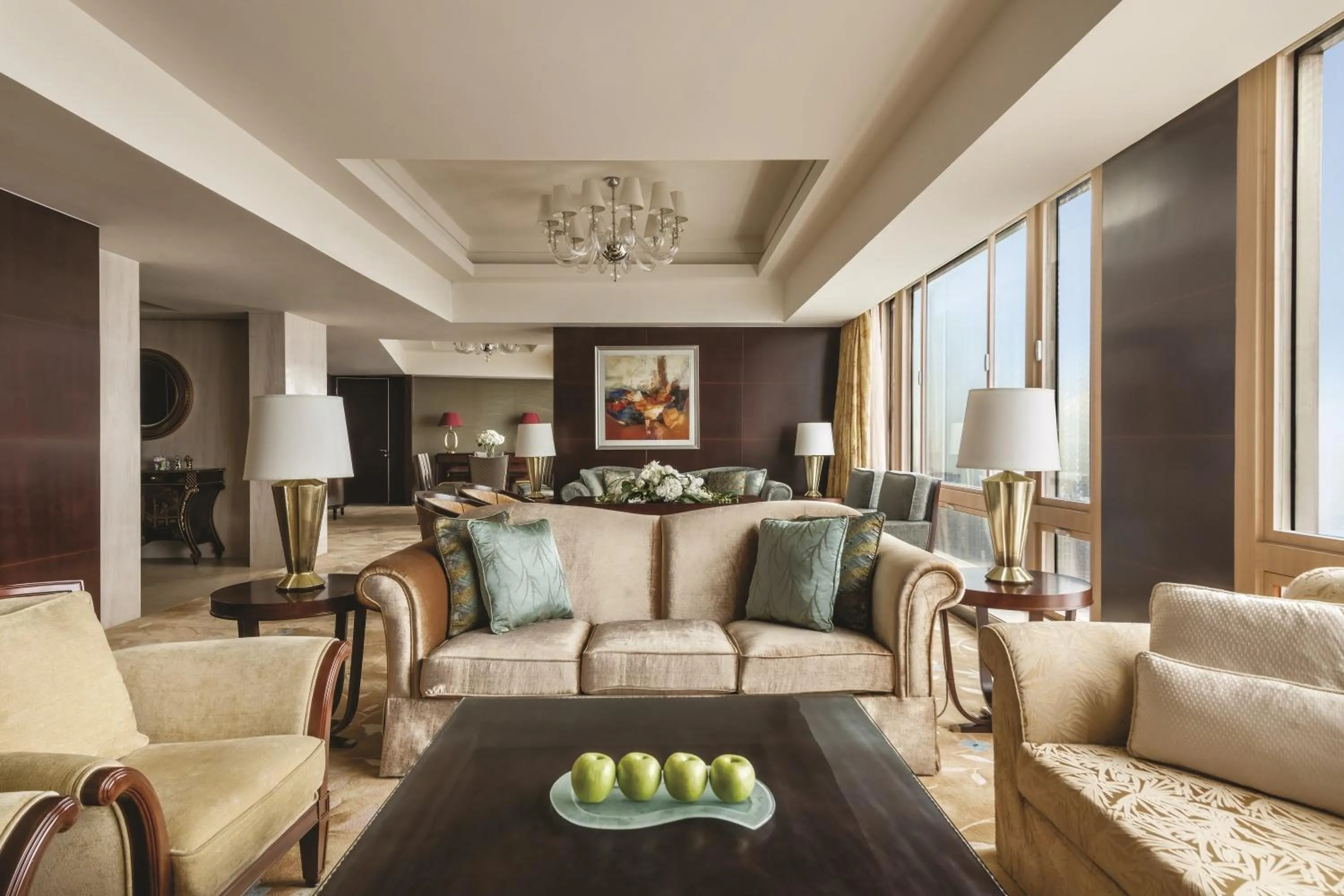 Living room in Shangri-La Chengdu
