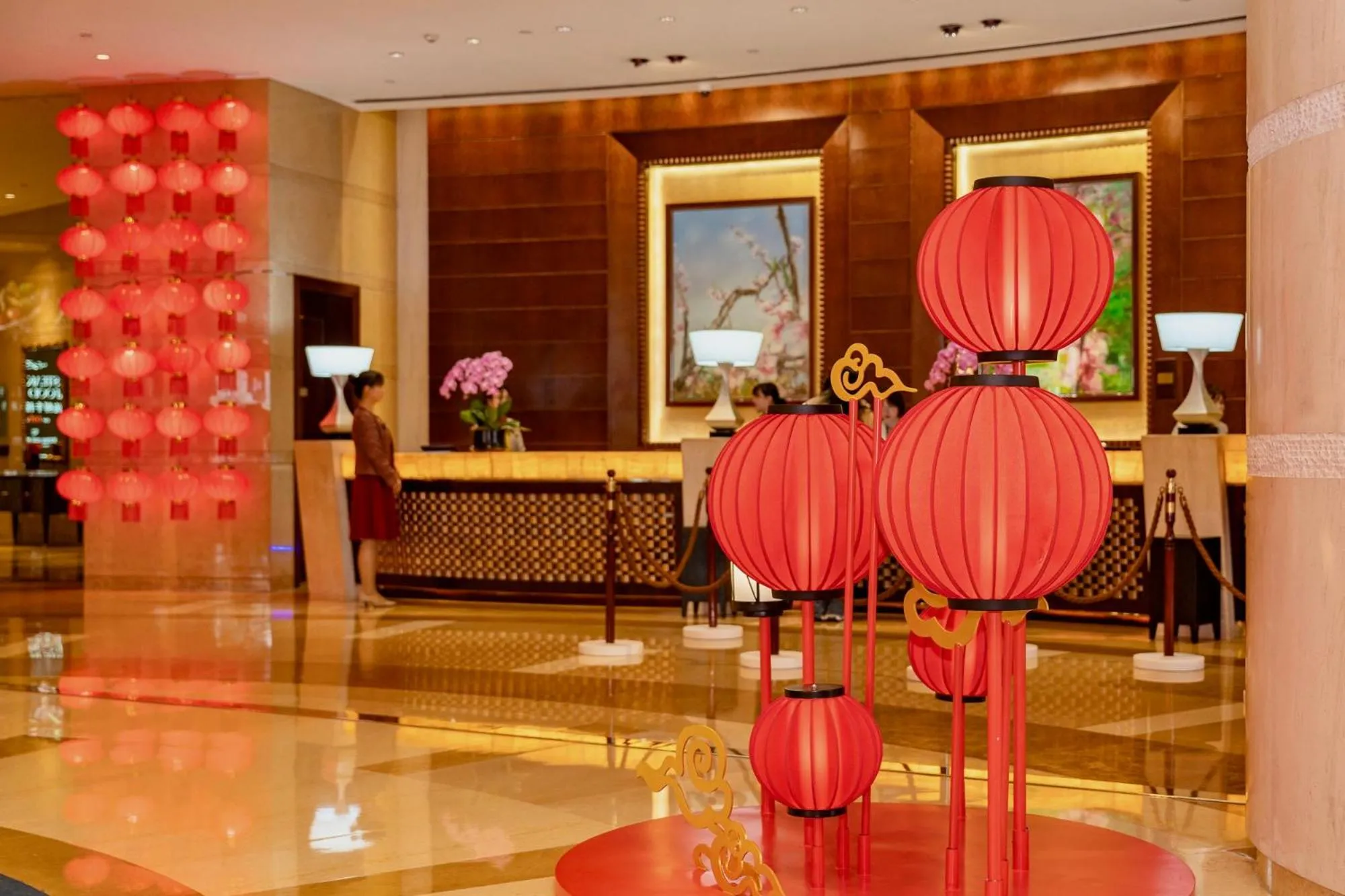 Lobby or reception in Shangri-La Chengdu