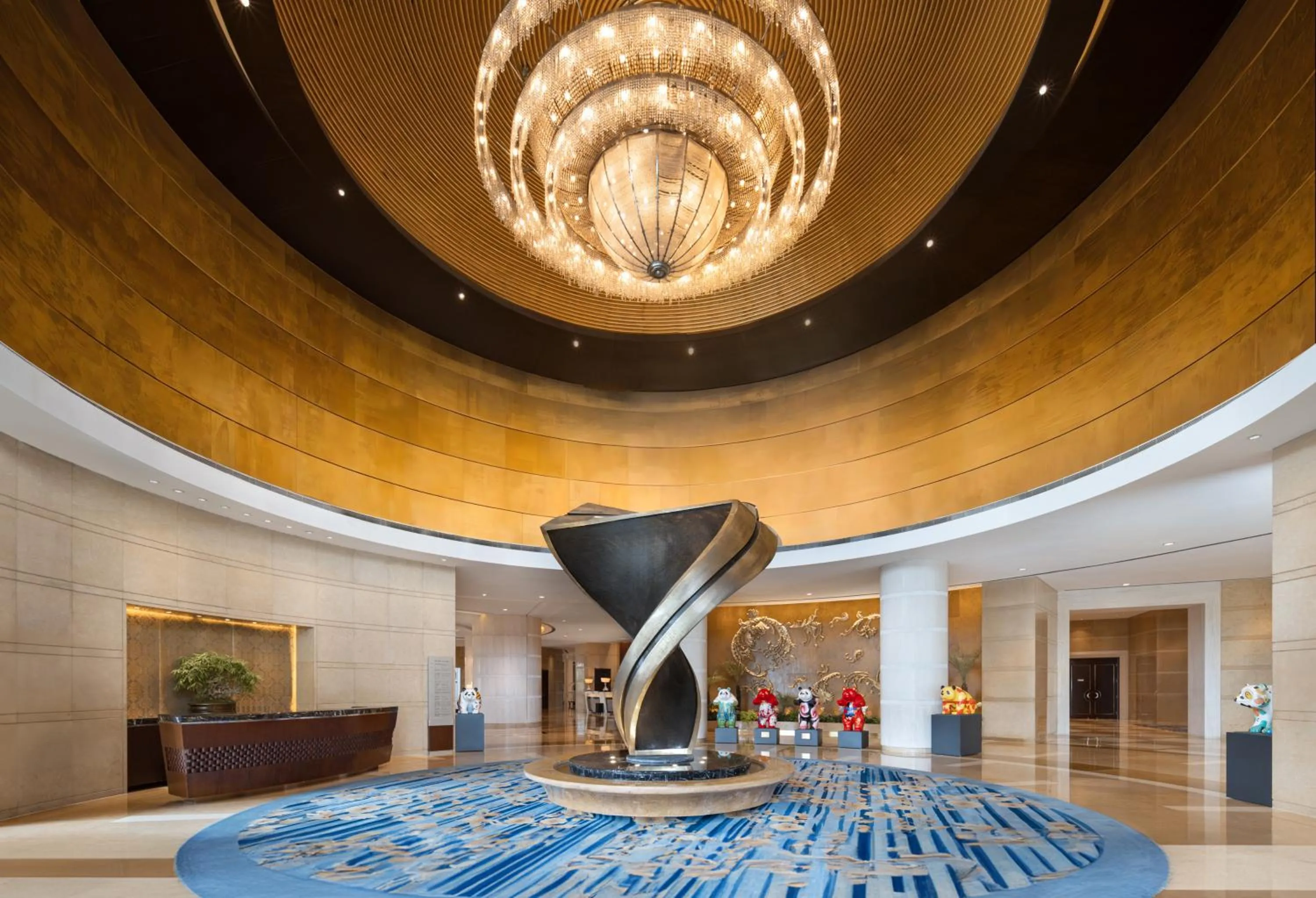 Lobby or reception in Shangri-La Chengdu