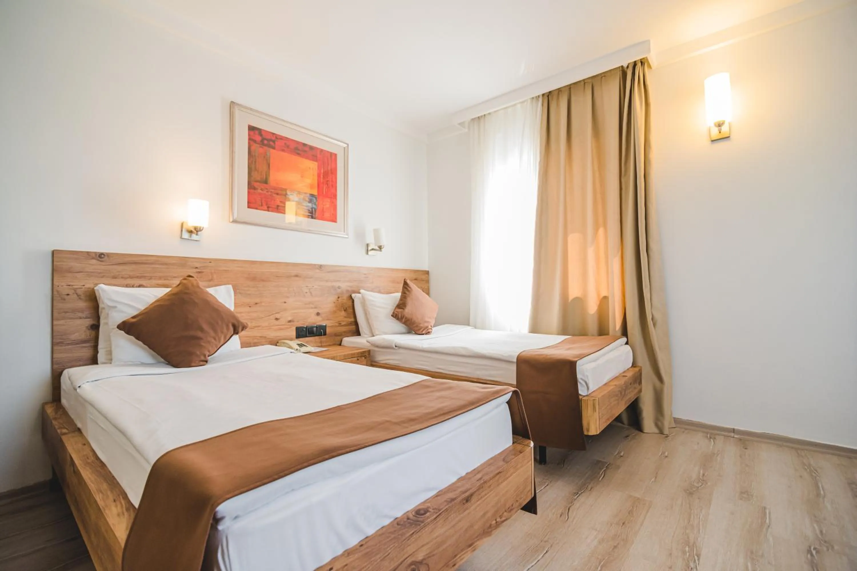 Bed in UPTOWN Büyük Anadolu Girne Hotel