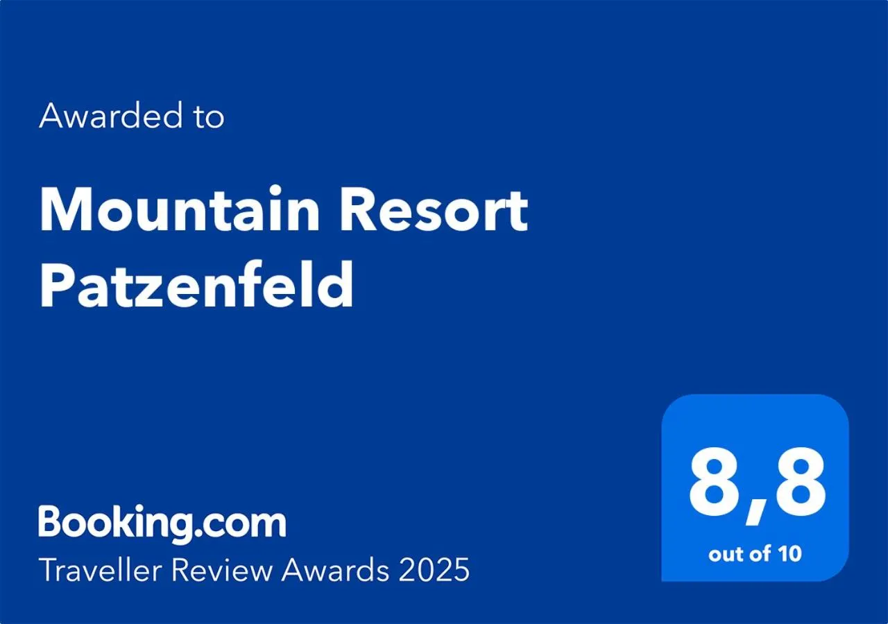 Certificate/Award in Mountain Resort Patzenfeld