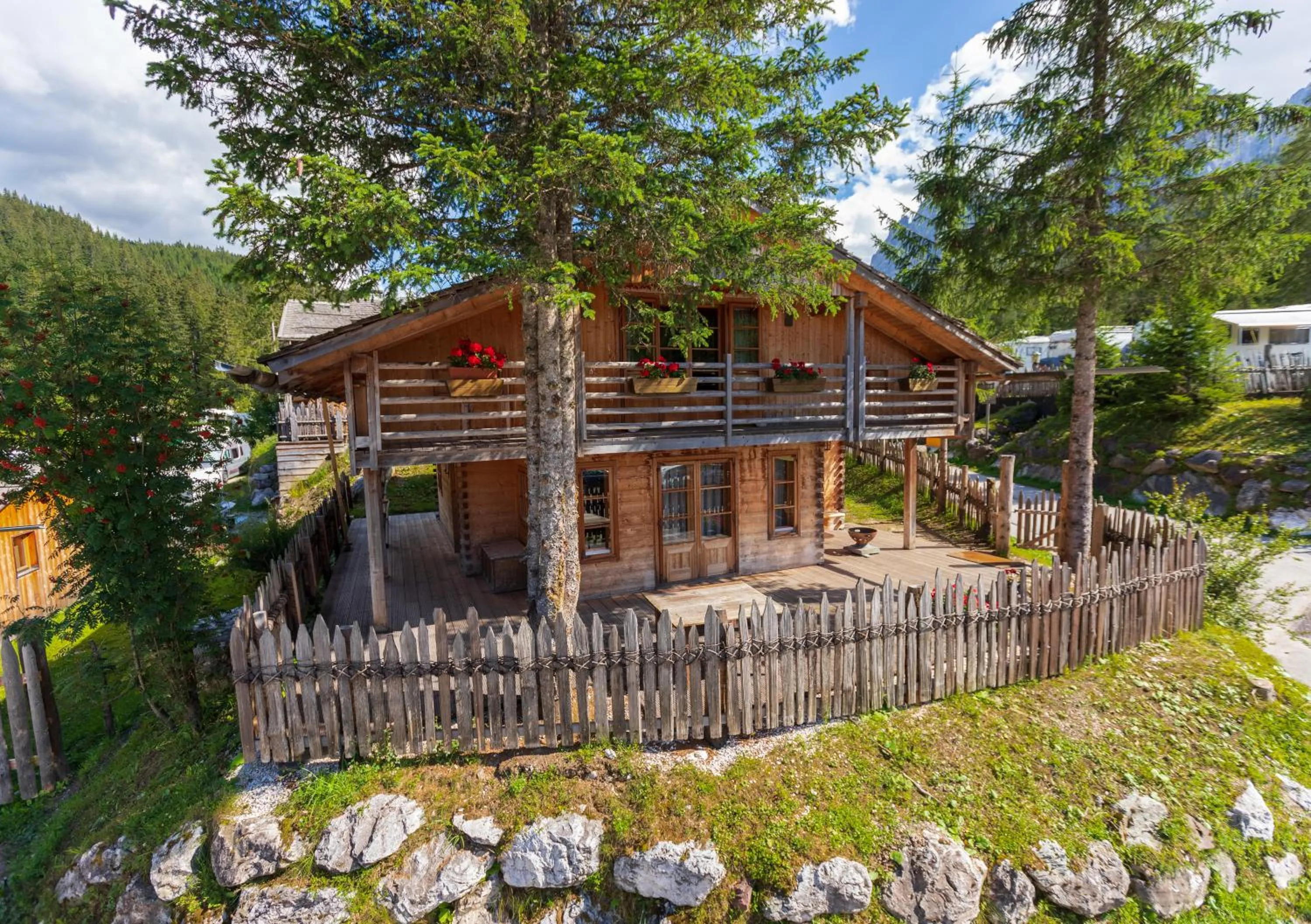 Bird's eye view in Mountain Resort Patzenfeld