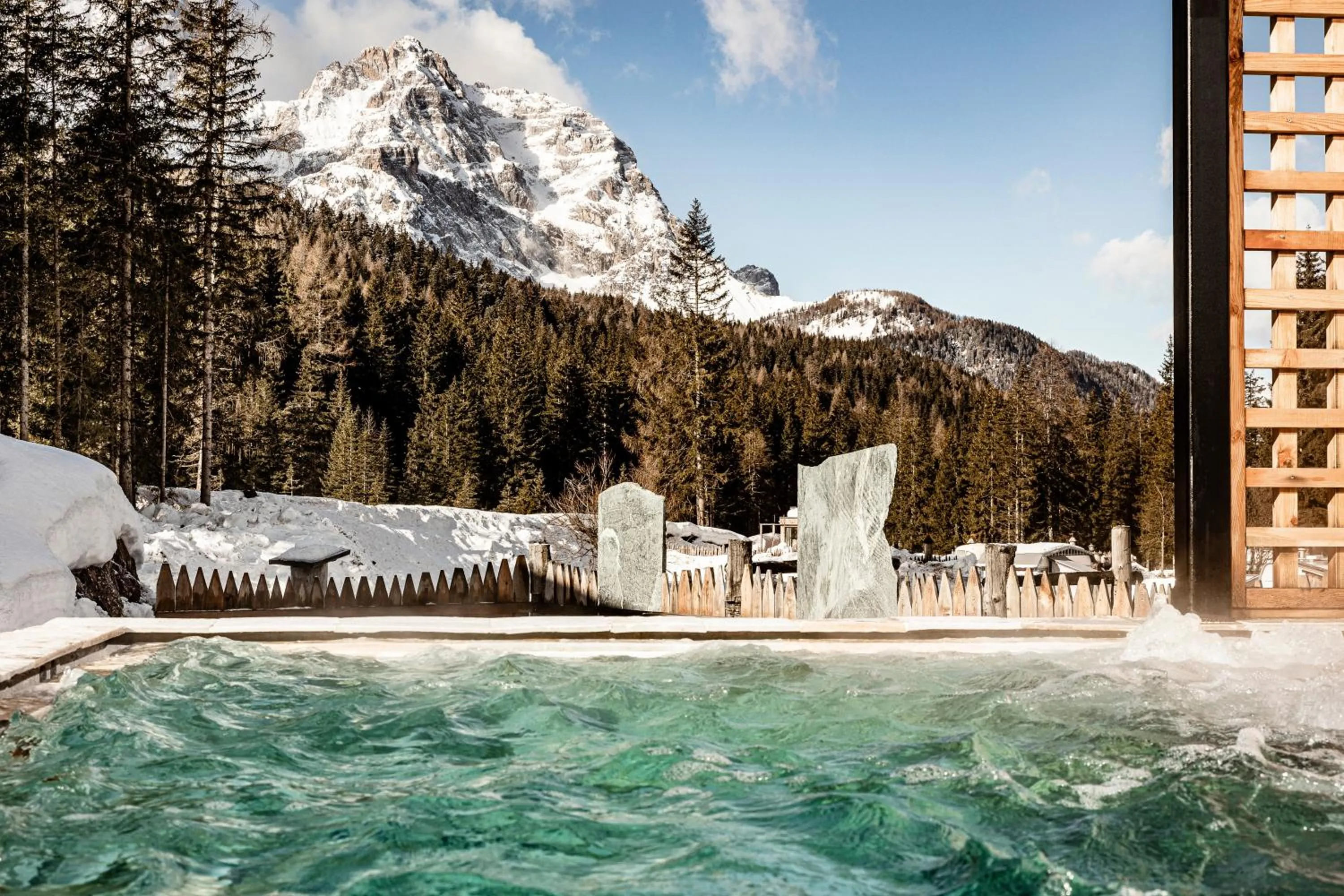 Pool view in Mountain Resort Patzenfeld
