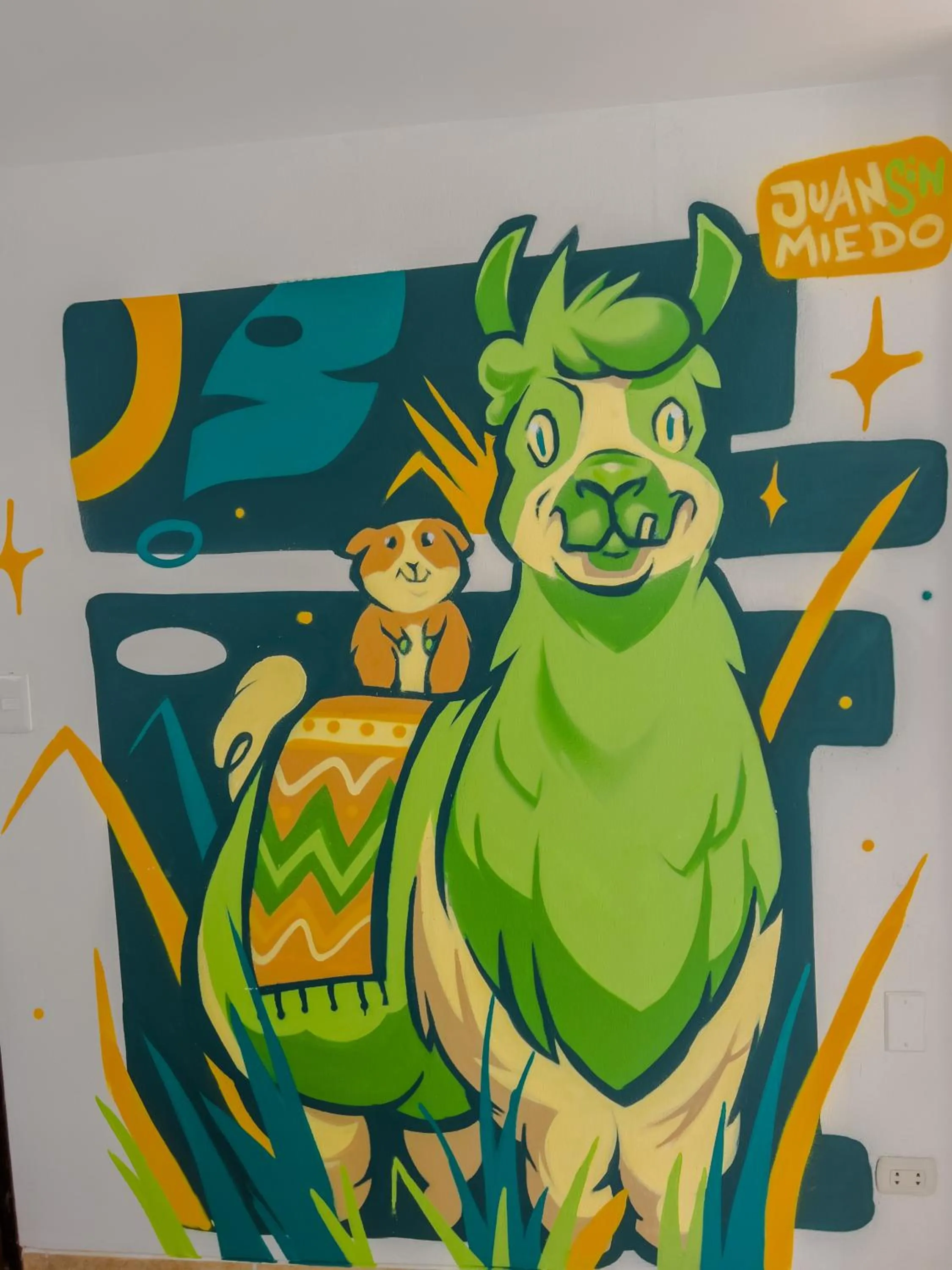 Decorative detail in Supertramp Hostel Machupicchu