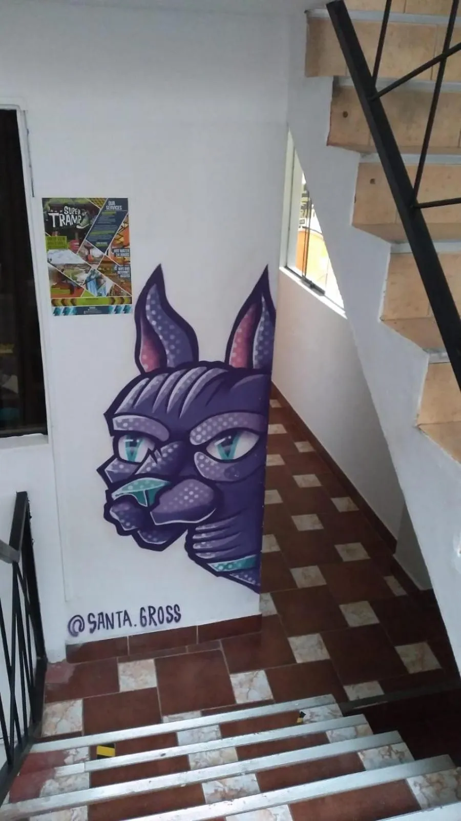 Floor plan in Supertramp Hostel Machupicchu