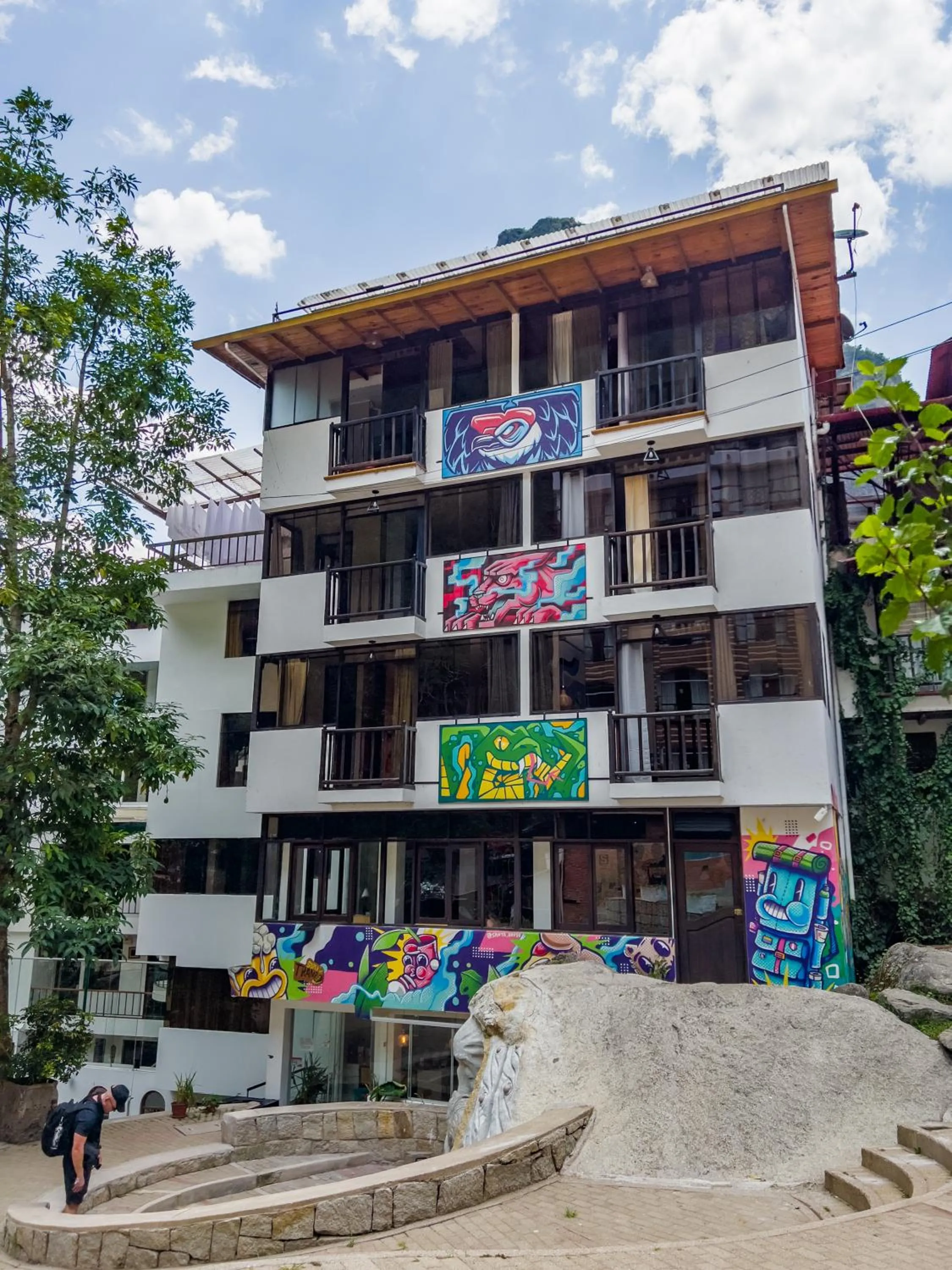 Property building in Supertramp Hostel Machupicchu