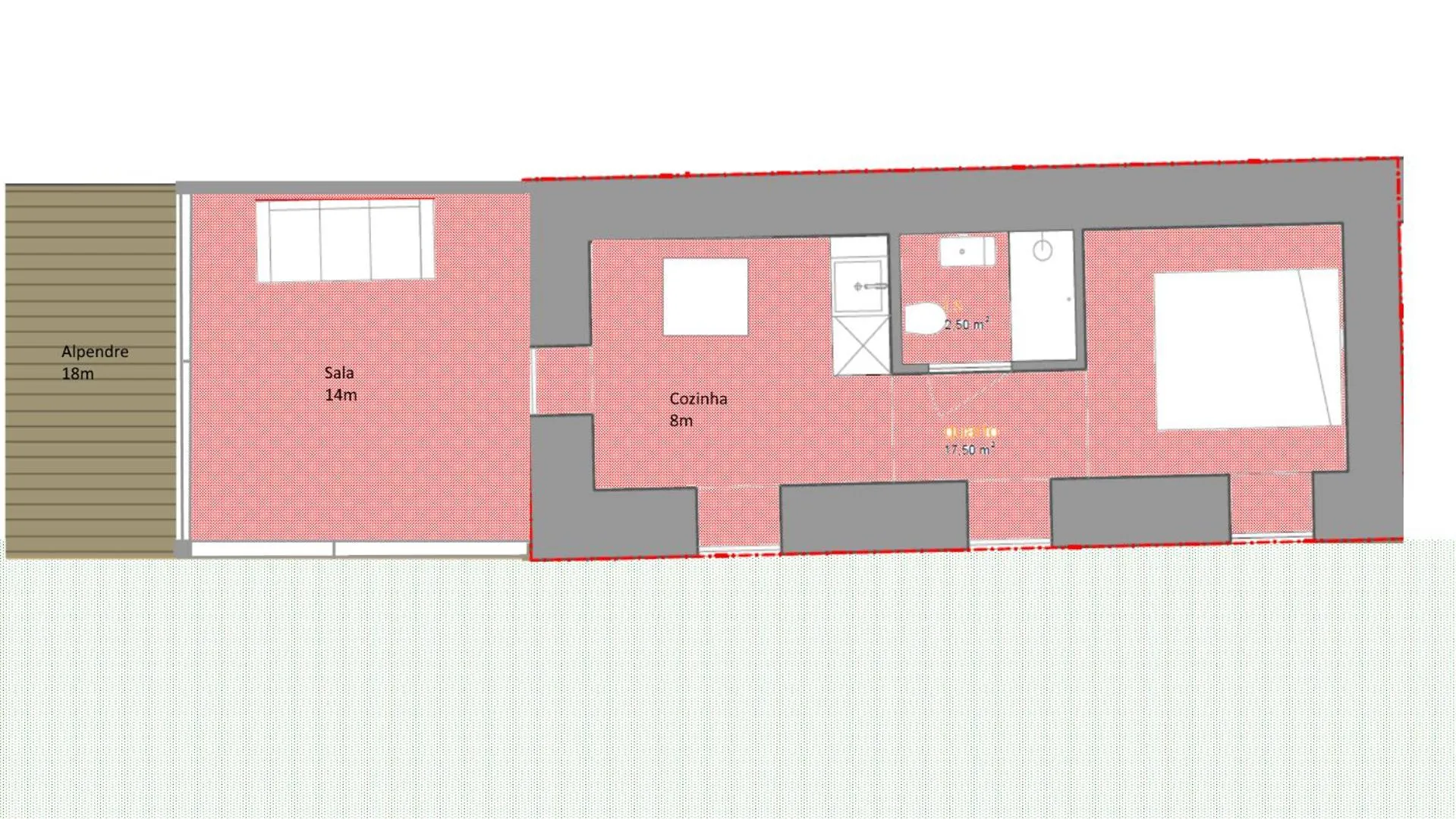 Floor plan in Place Of Moments Urban-Suites