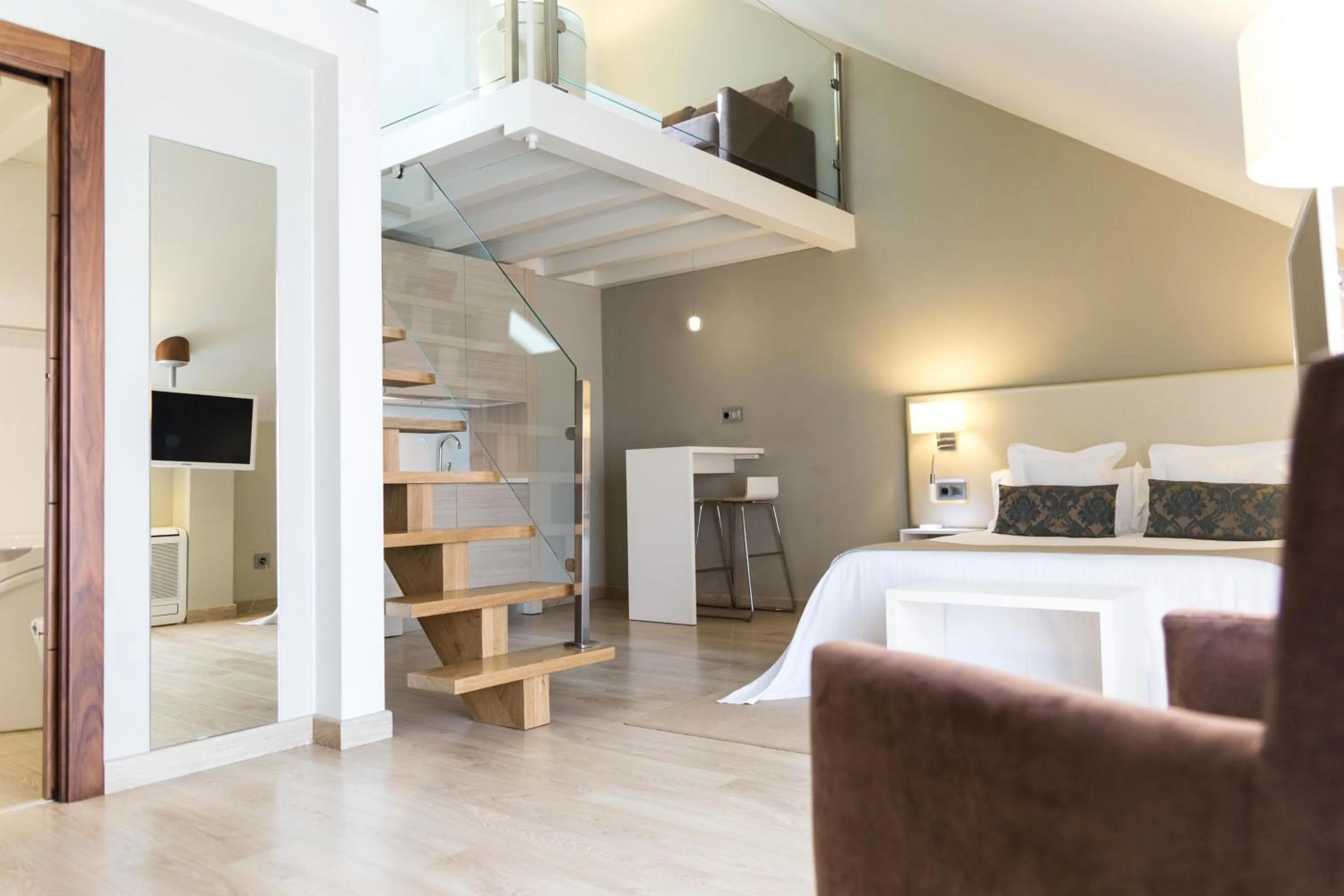 Bedroom, Bed in Tinas de Pechon