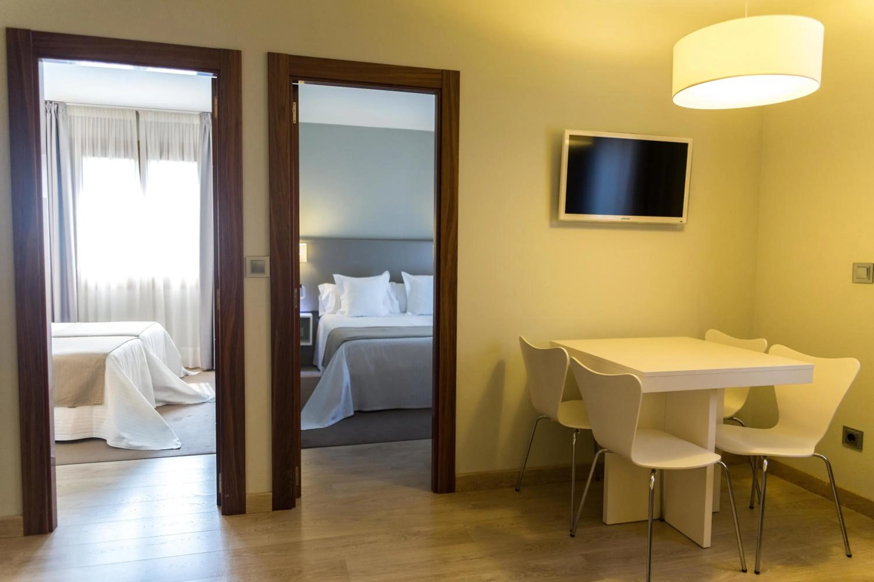 Seating area, Bed in Tinas de Pechon