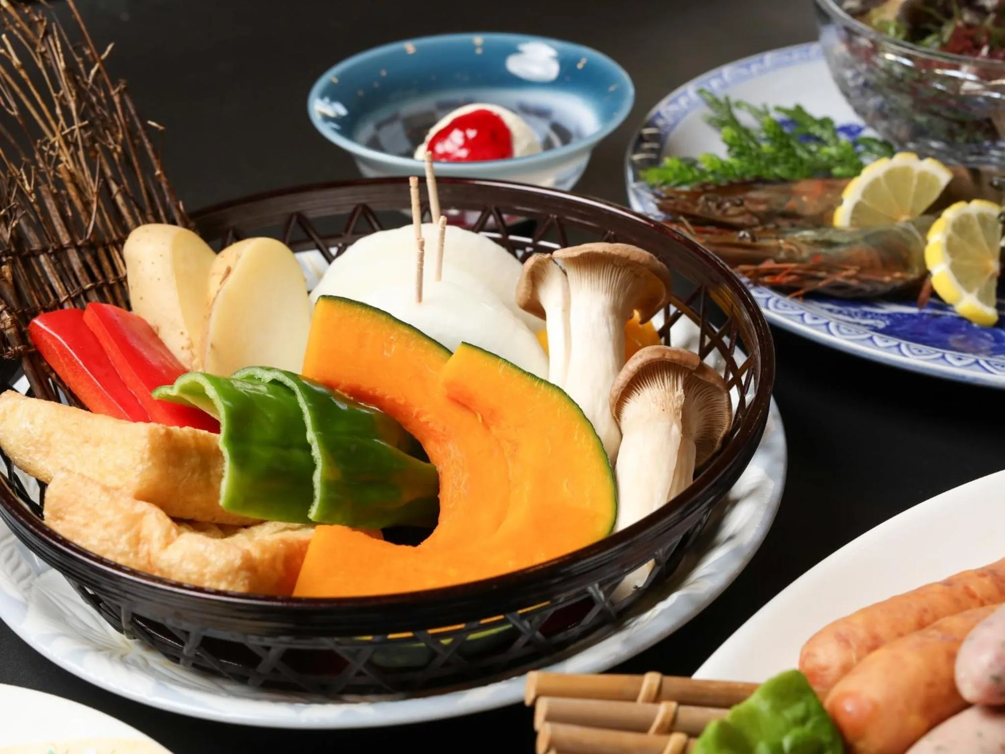 Food and drinks in Ikoi no mura Notohanto