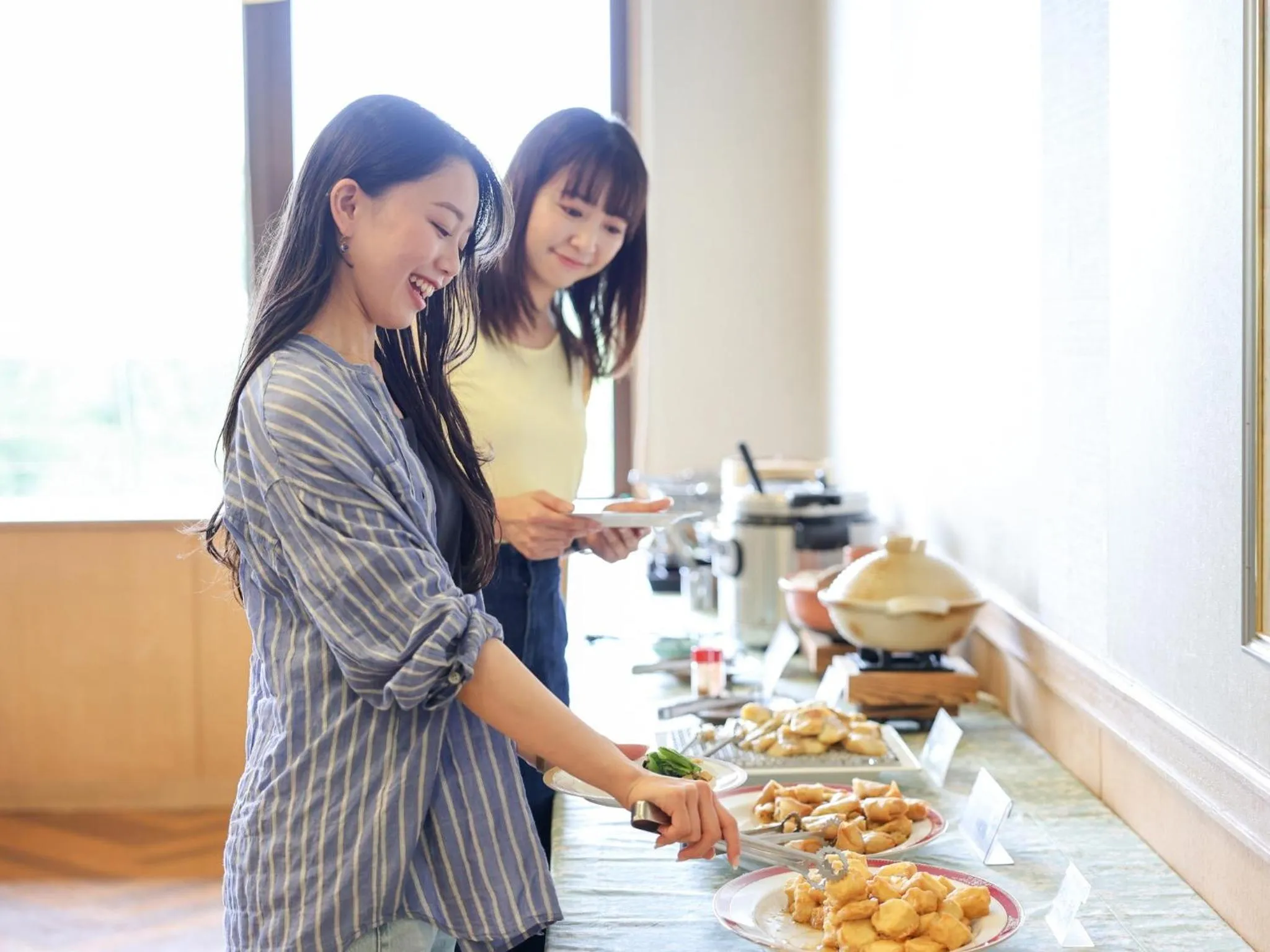 Breakfast in Ikoi no mura Notohanto