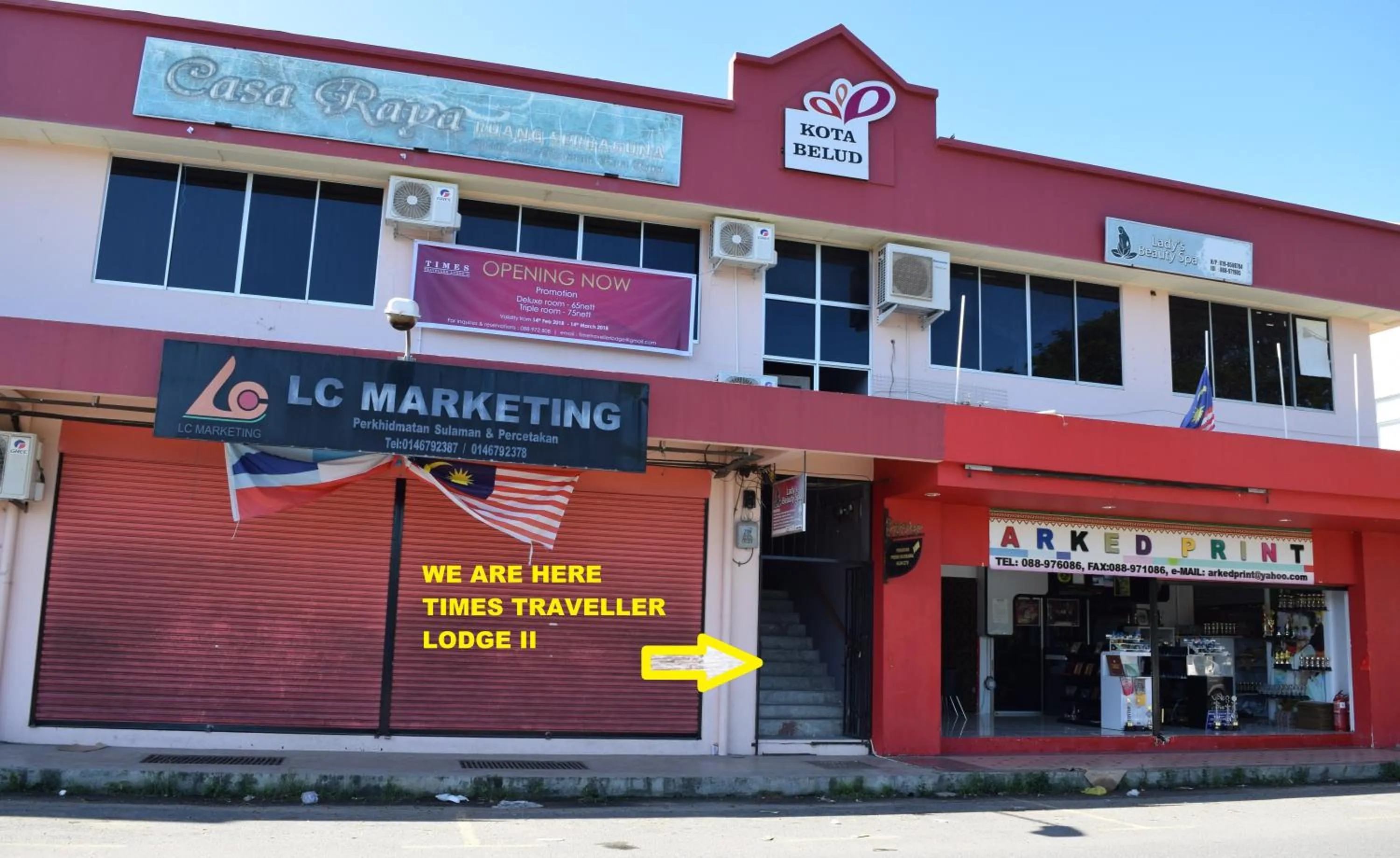 Property building in Times Traveller Lodge 2