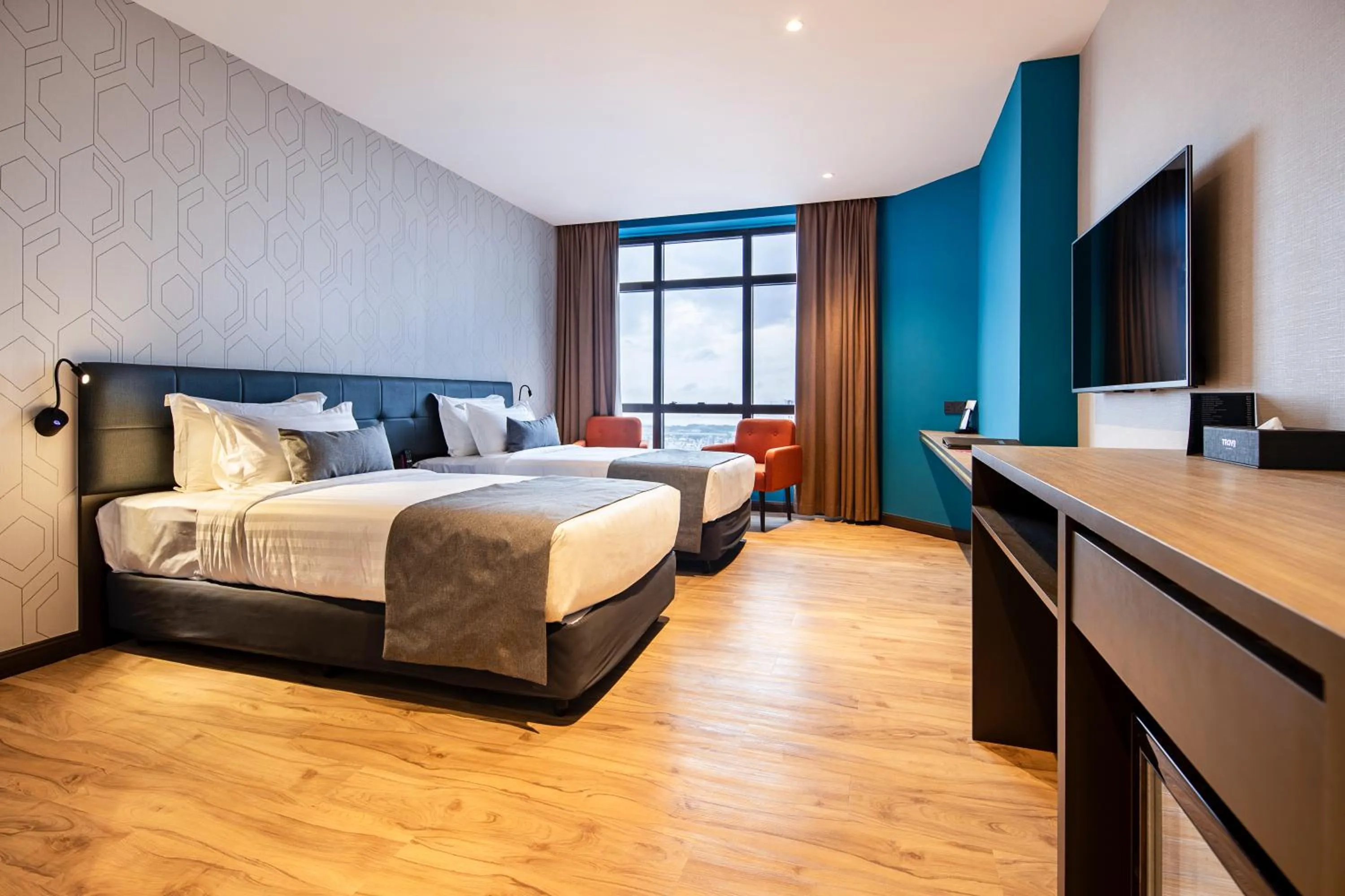 Photo of the whole room, Bed in TROVE Johor Bahru