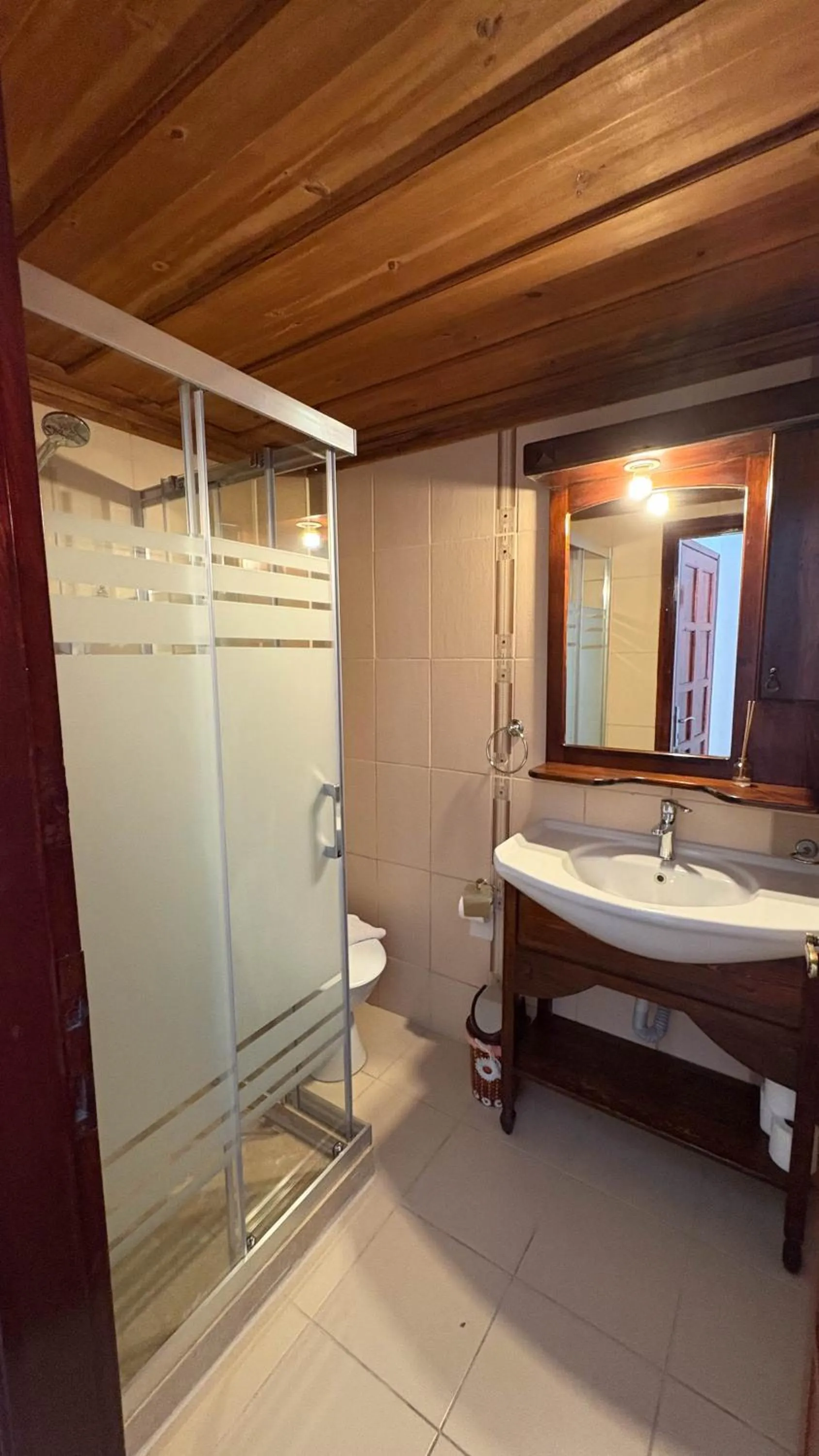 Shower in Akay Hotel