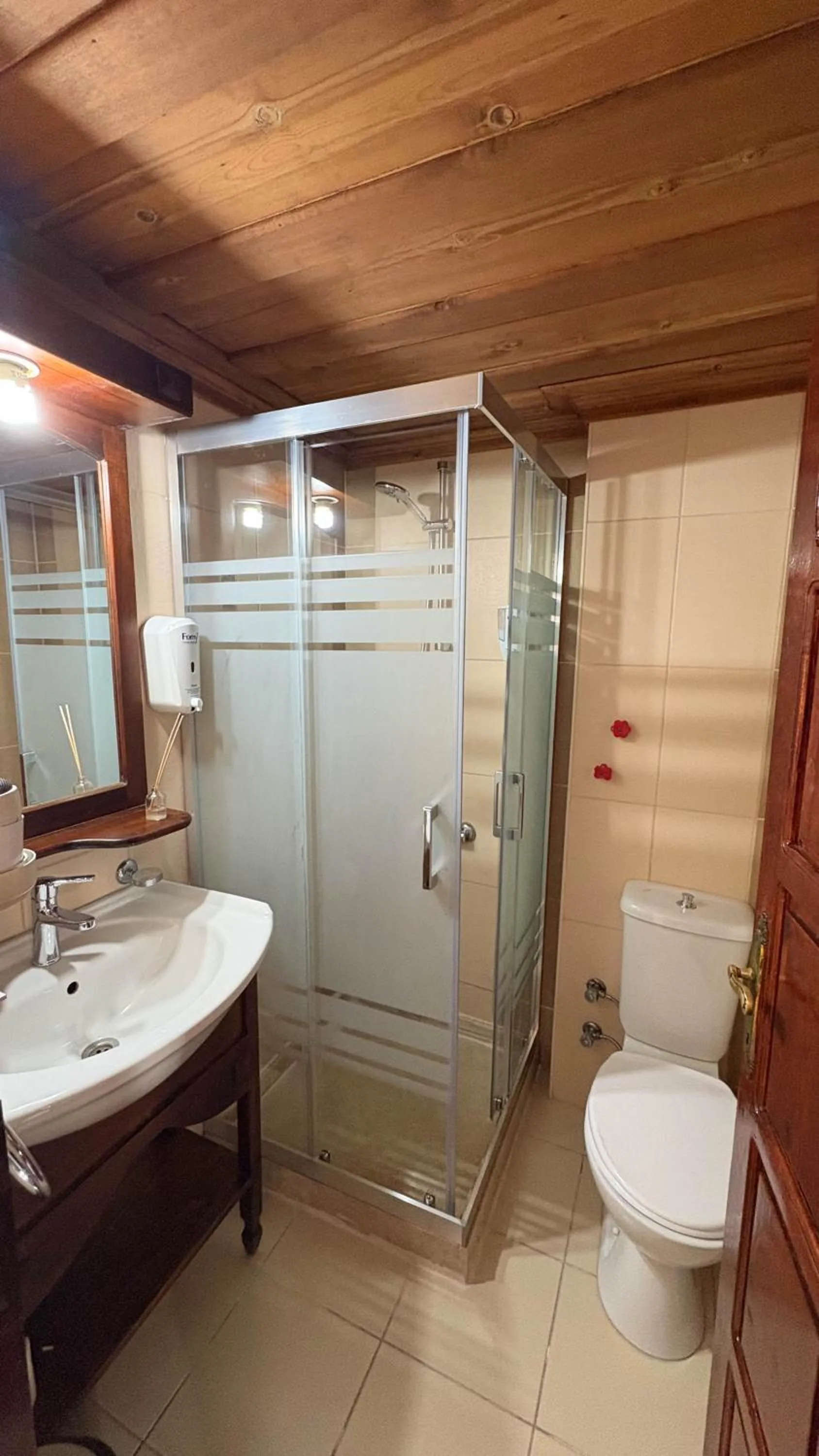 Shower in Akay Hotel