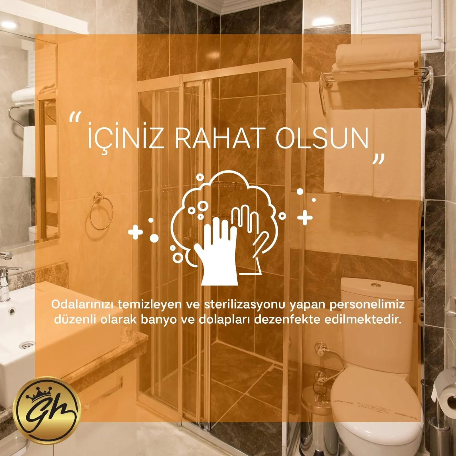 Text overlay in Goldhan Hotel