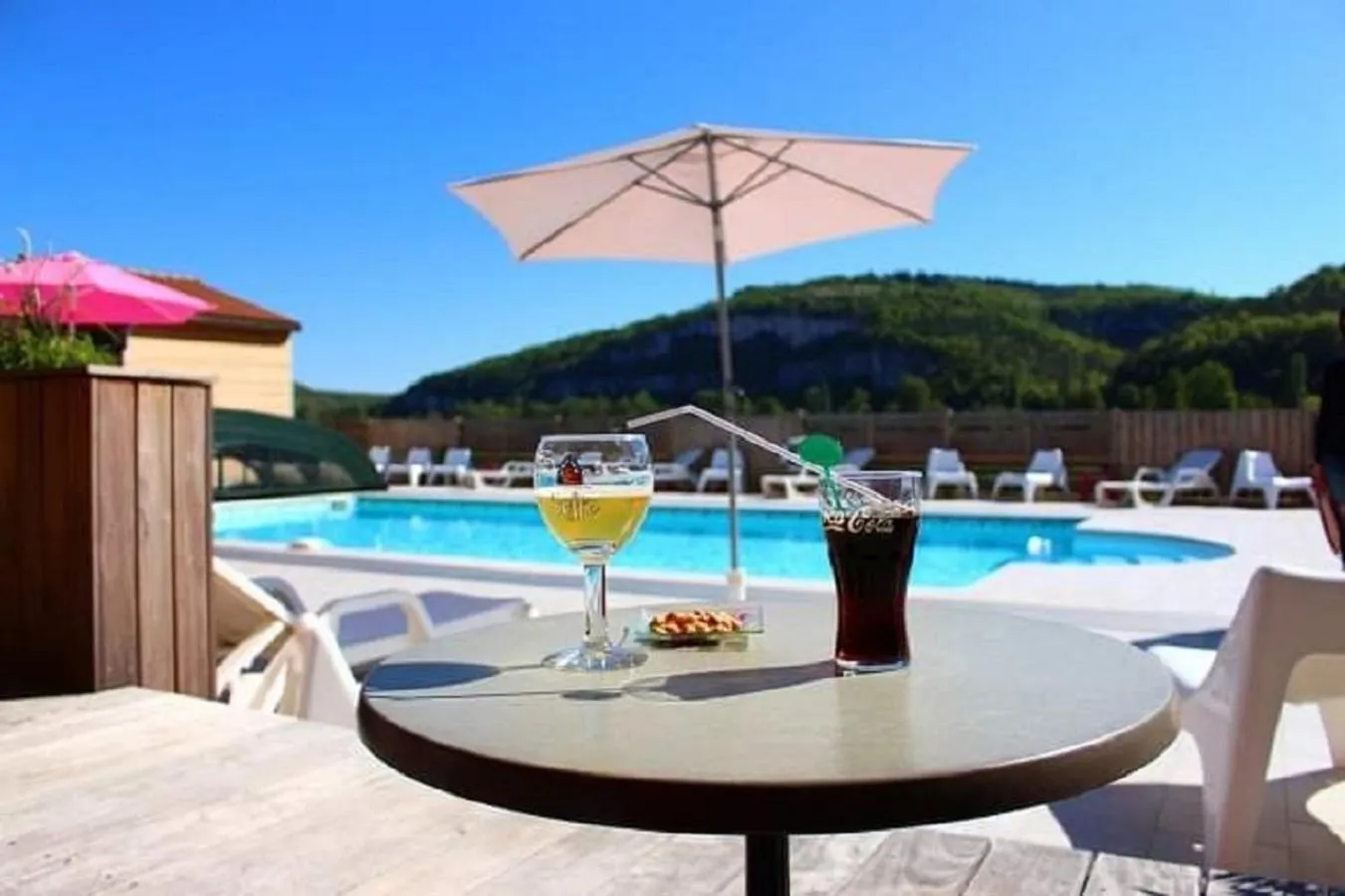 Balcony/Terrace in Hôtel Les Gabarres