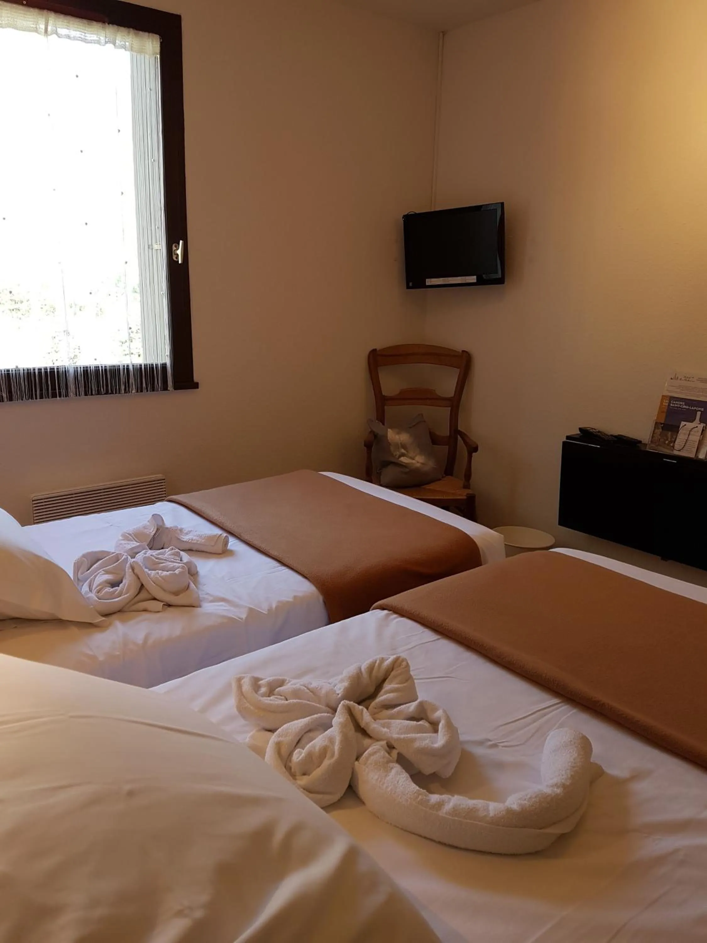 Twin Room - 1st Floor in Hôtel Les Gabarres