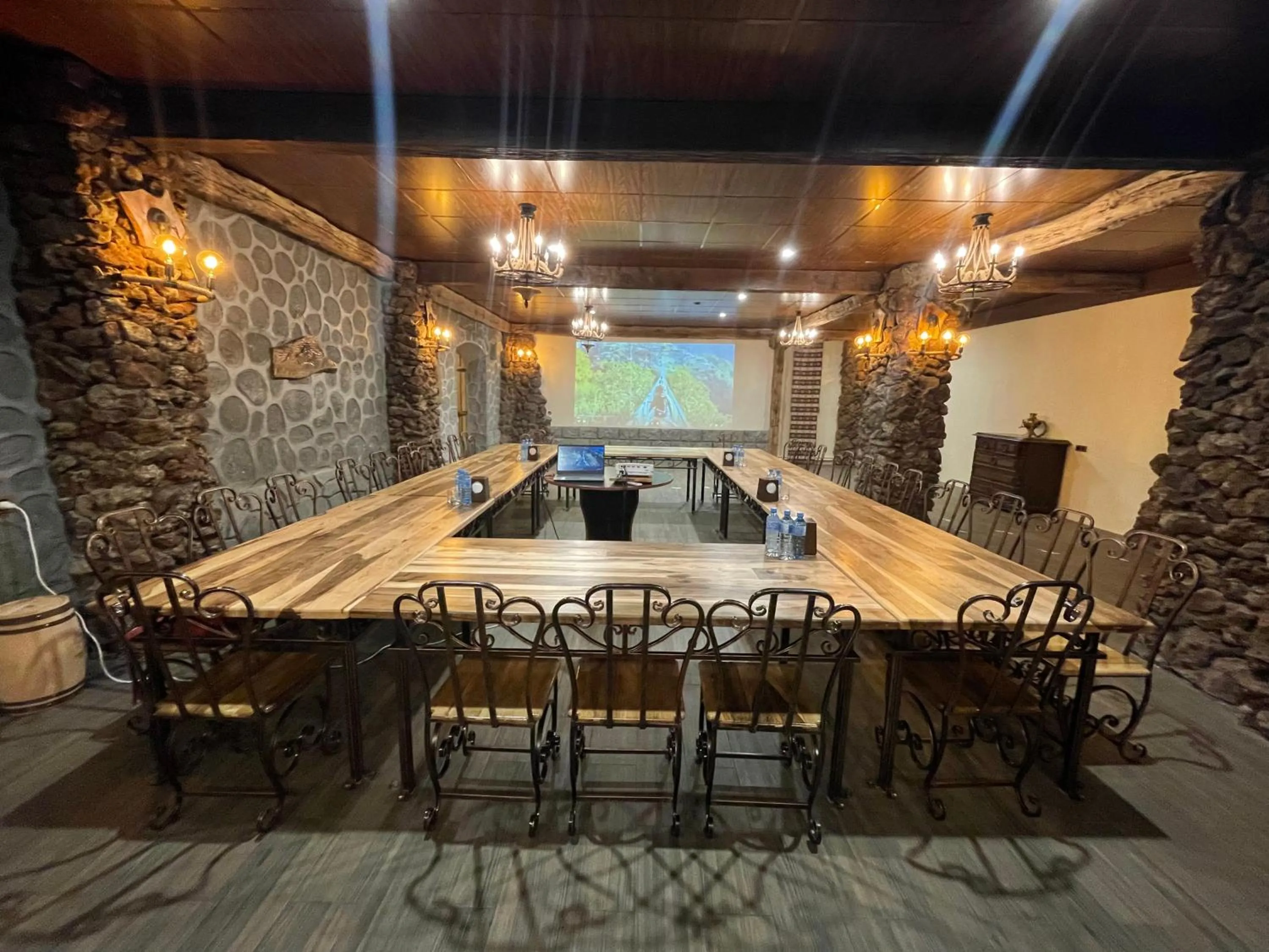 Seating area in Mina Hotel