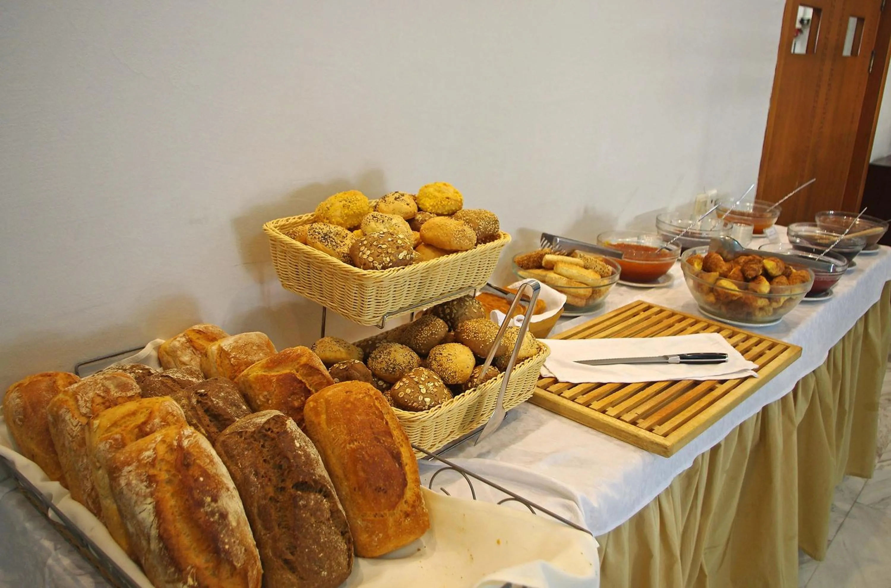 Buffet breakfast in Sun Beach Hotel