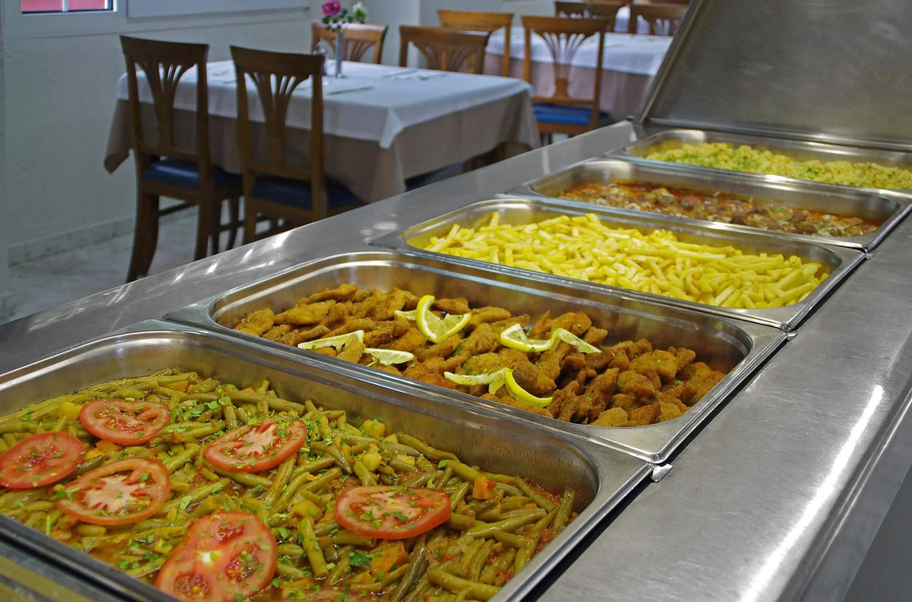 Food in Sun Beach Hotel