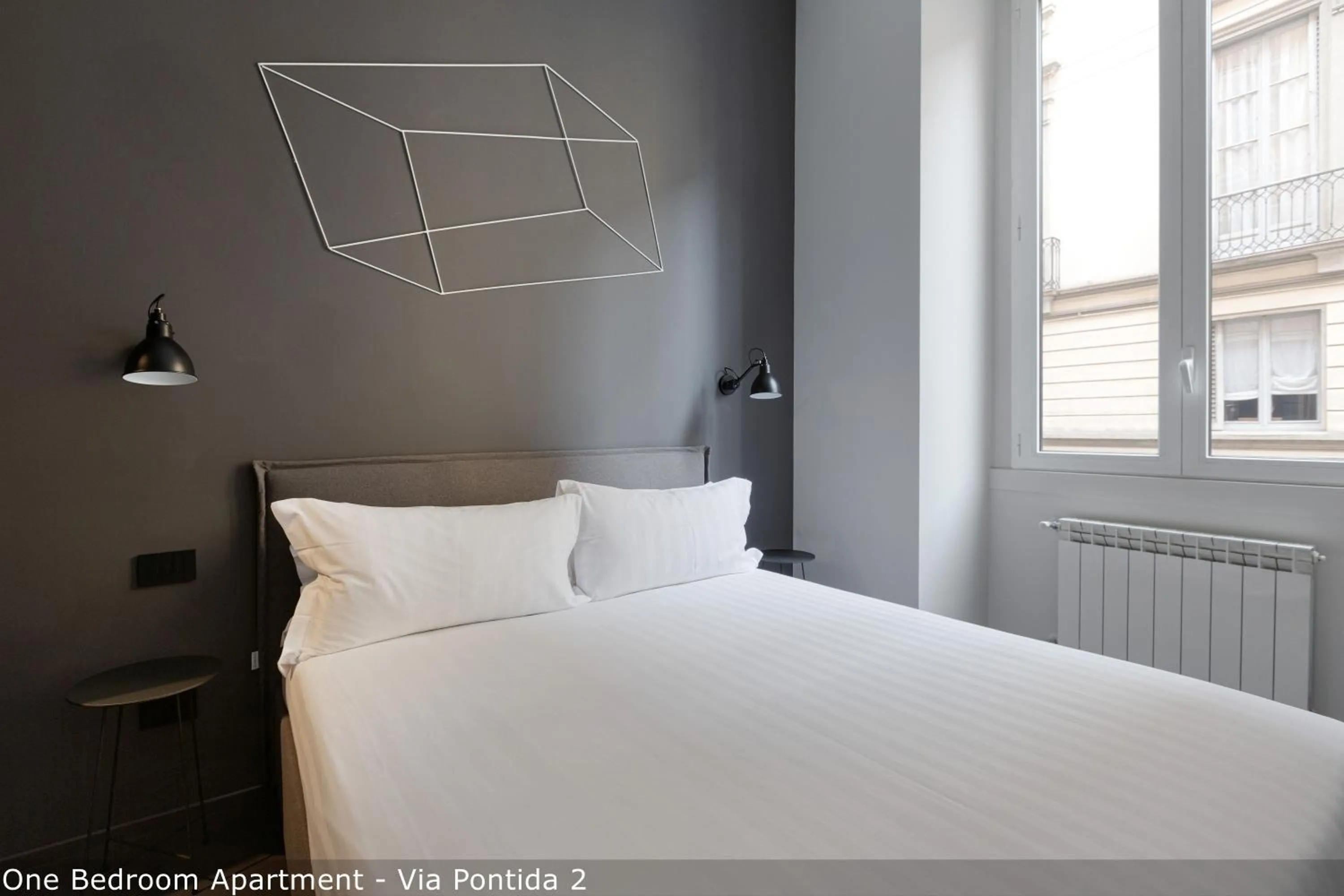 Bed in Brera Apartments in Moscova