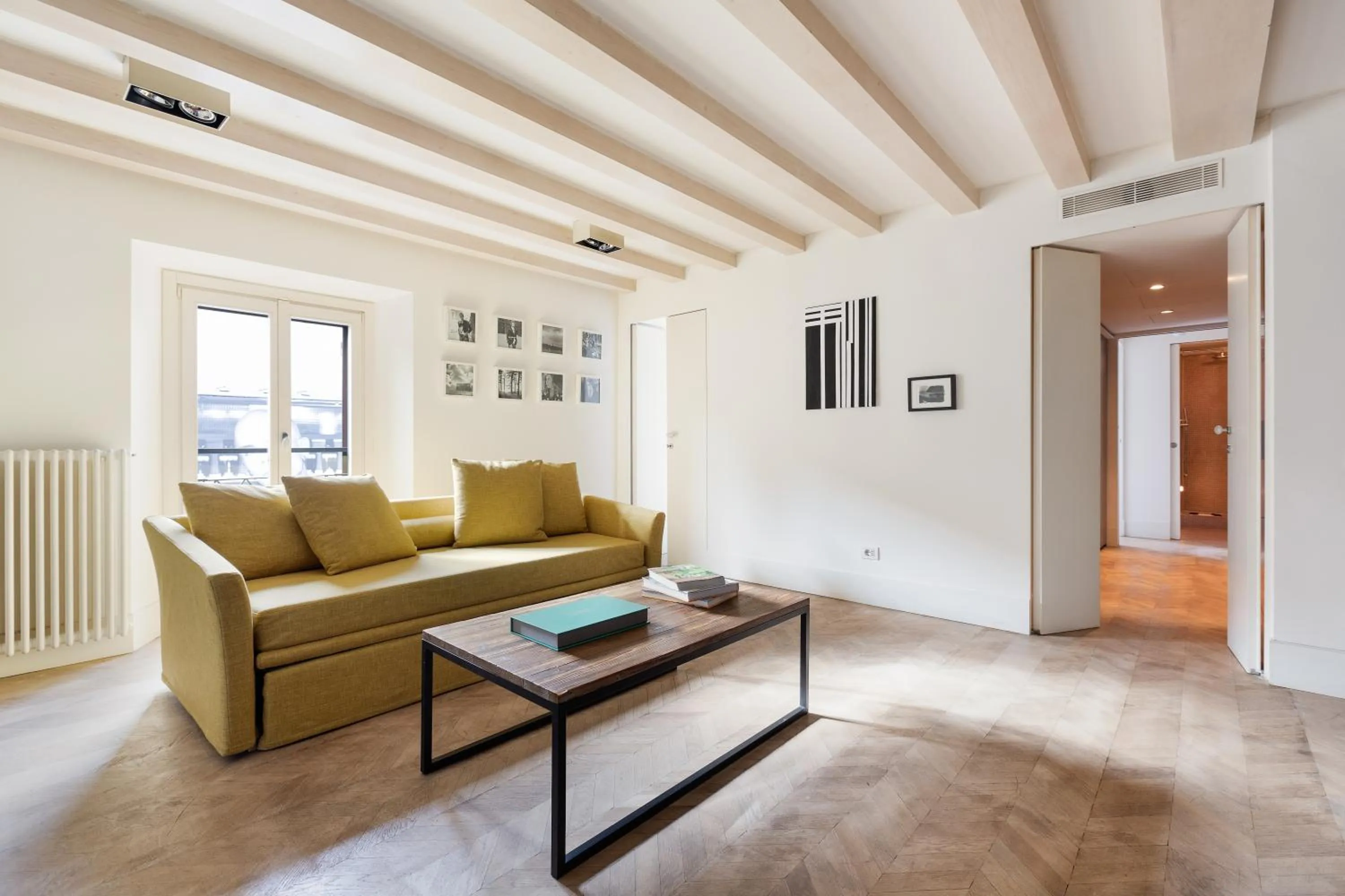 Living room in Brera Apartments in Moscova