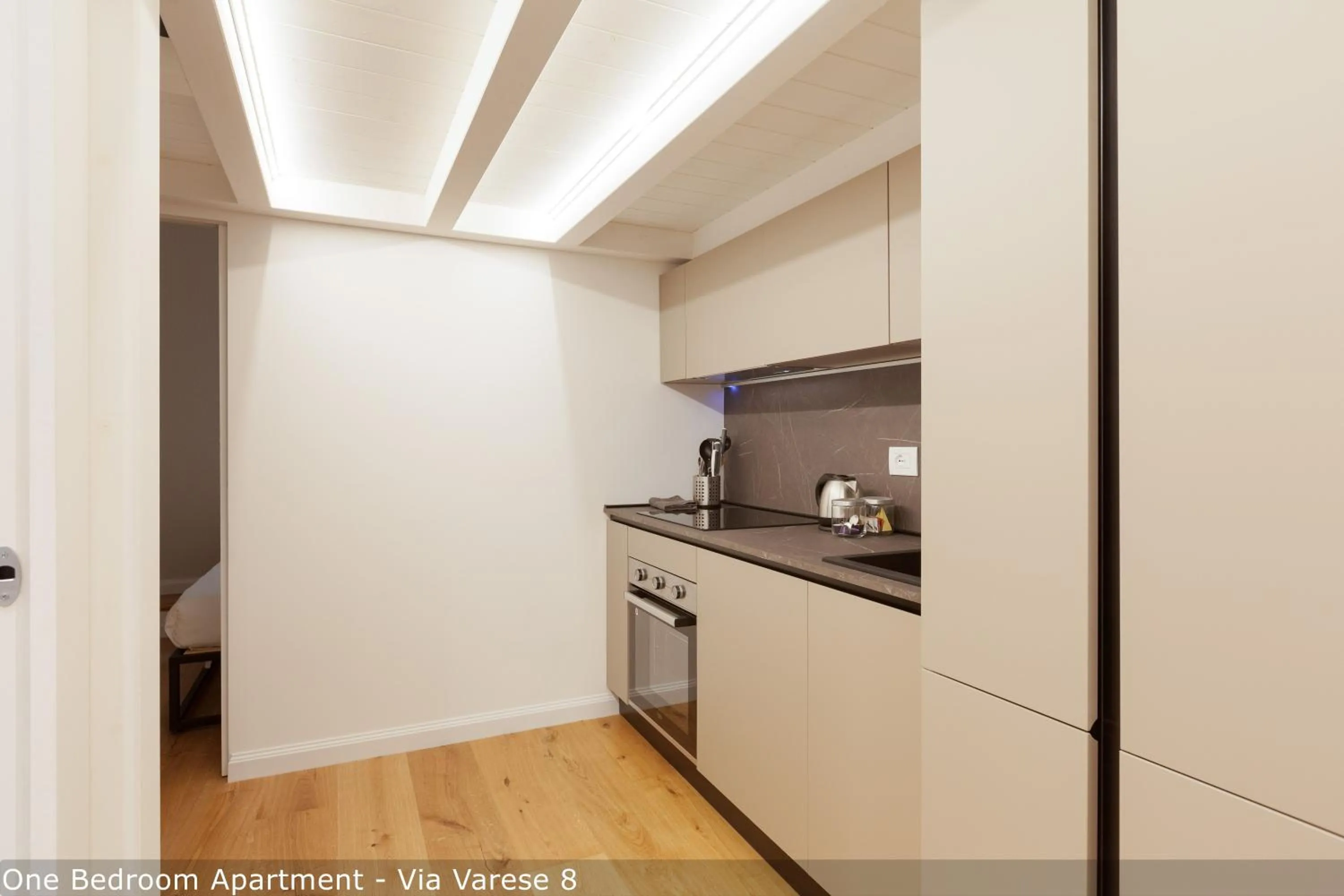 Kitchen or kitchenette in Brera Apartments in Moscova