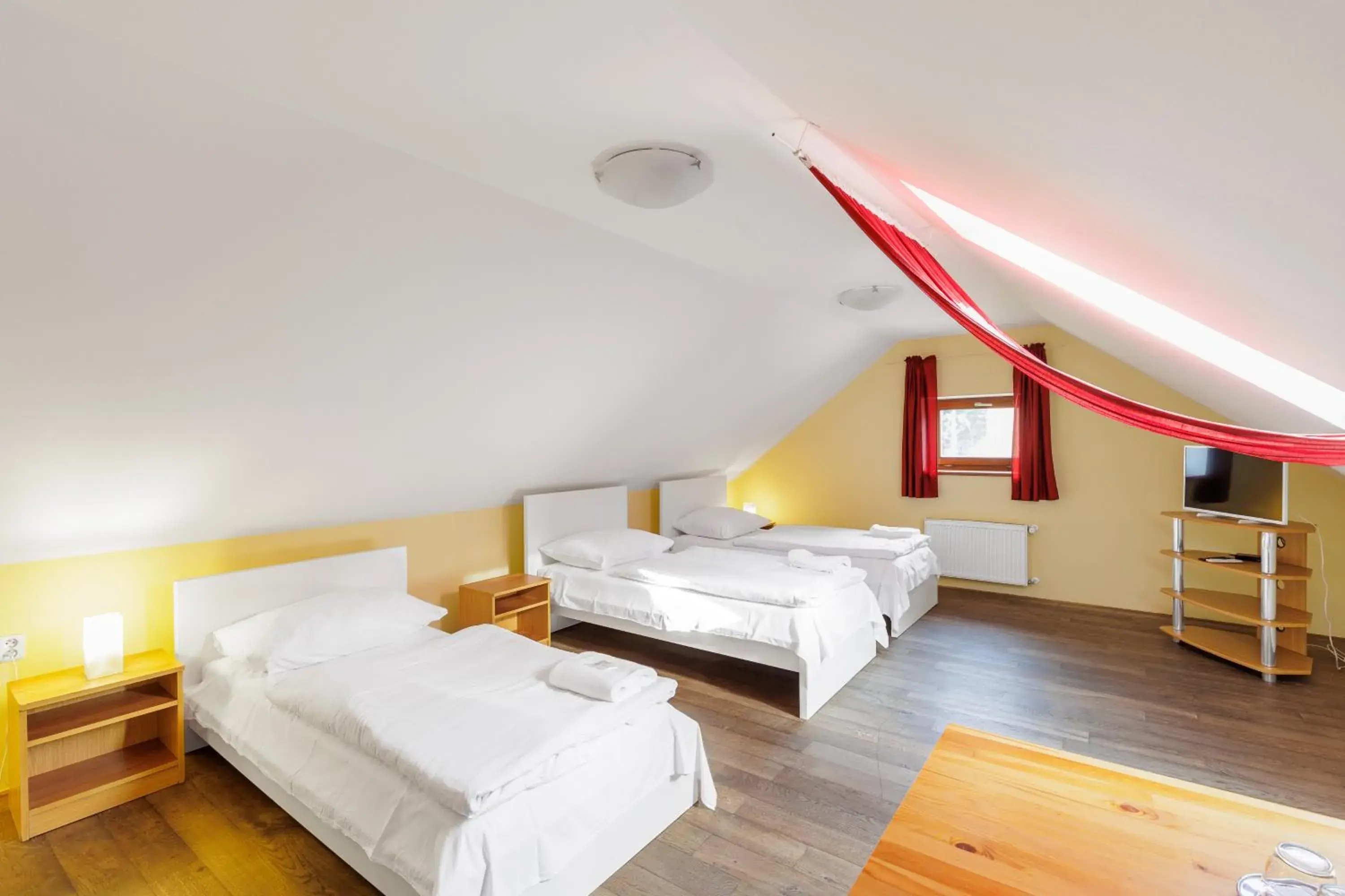 Economy Triple Room with Shared Bathroom in Hotel STARÝ PIVOVAR Economy Triple Room with Shared Bathroom in Hotel STARÝ PIVOVAR