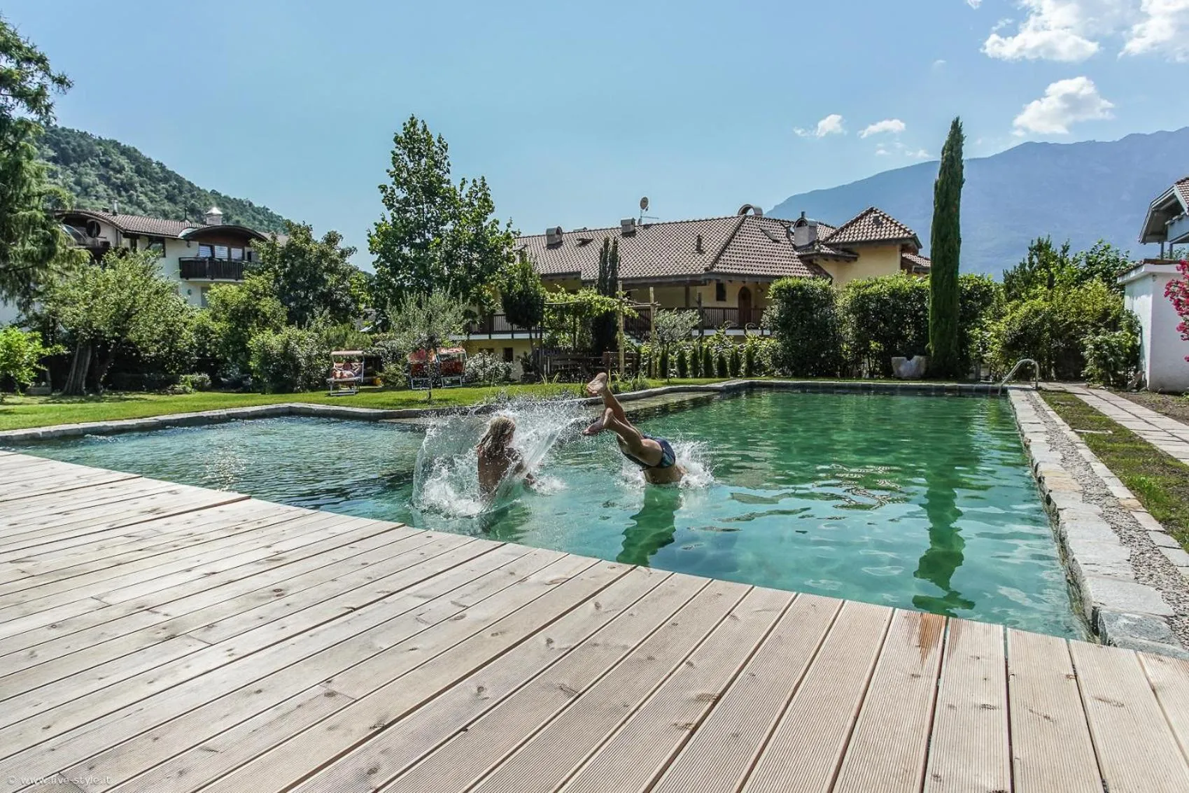 Swimming pool in Bio Hotel Kaufmann