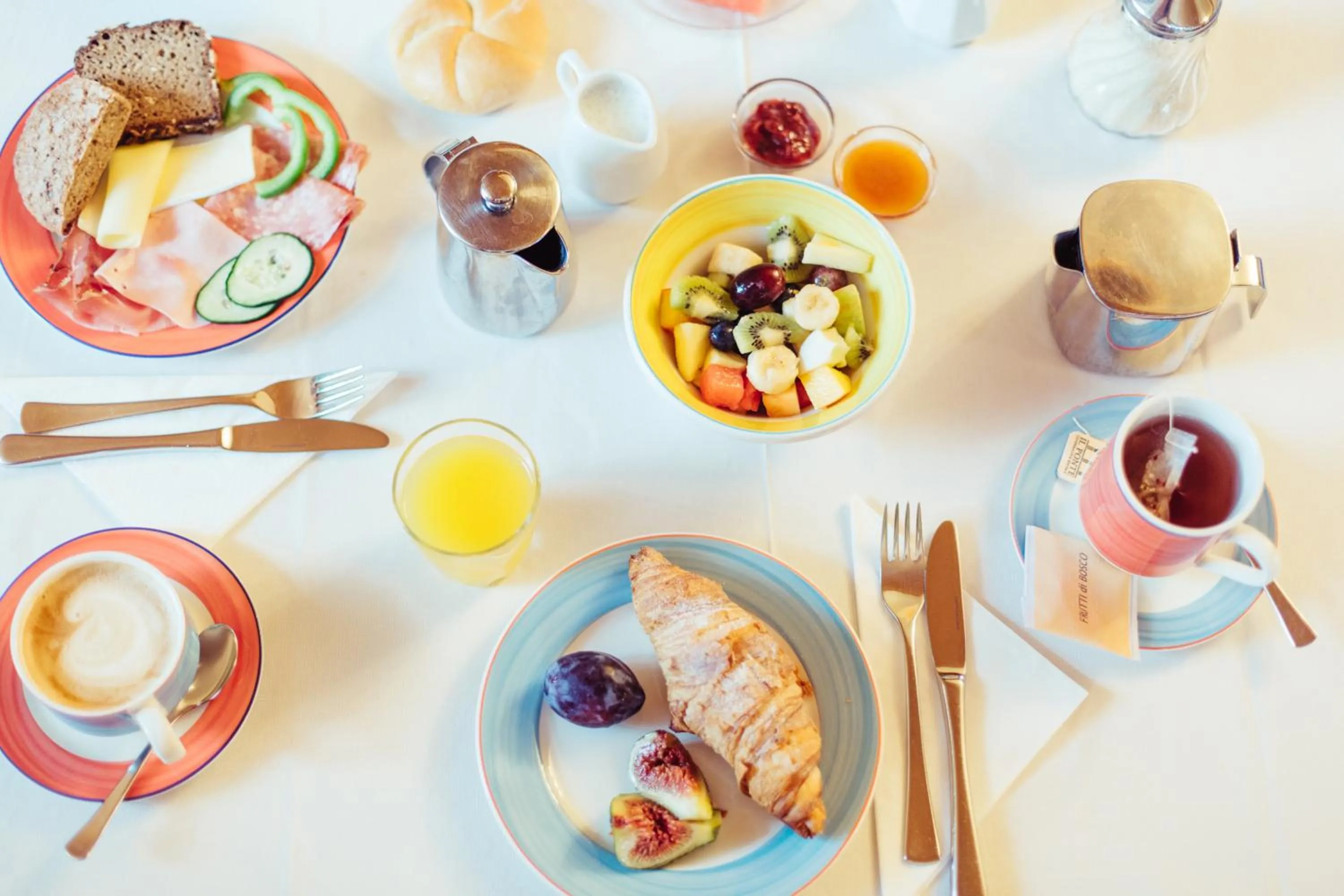 Buffet breakfast in Bio Hotel Kaufmann