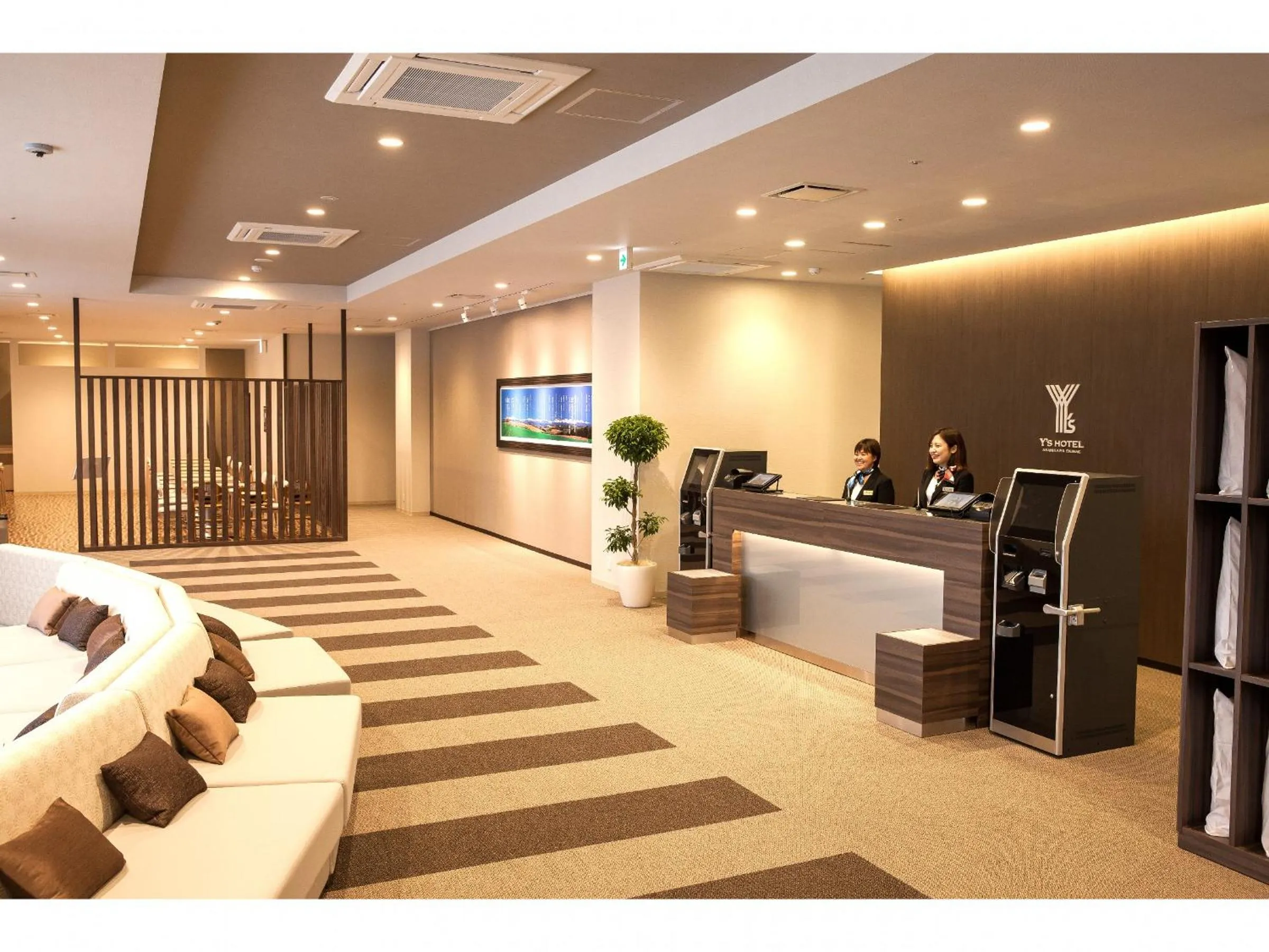 Lobby or reception in Y's Hotel Asahikawa Ekimae