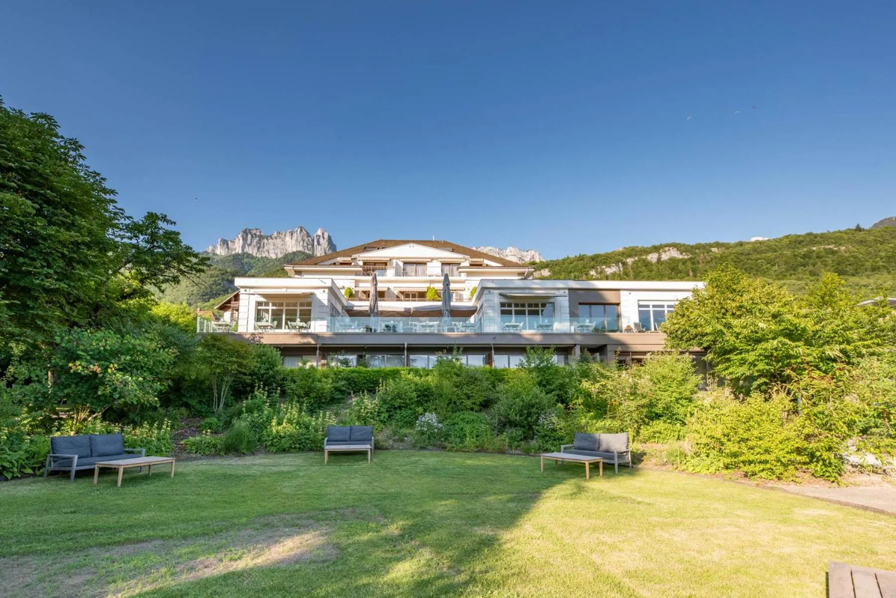 Property building in Hôtel Beau Site Talloires B SPA