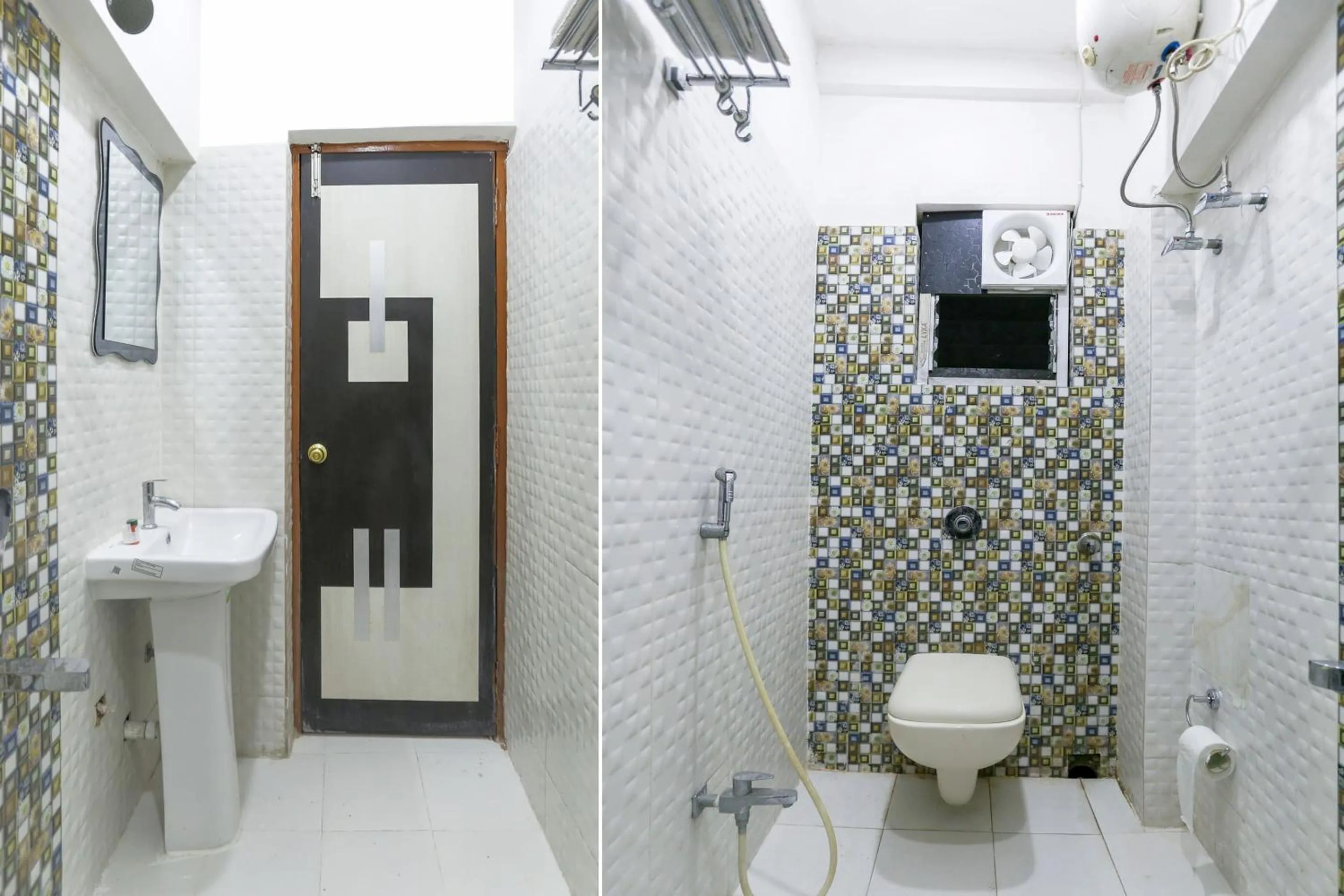 Bathroom in Super Hotel O Dk Inn Near Kalighat Kali Temple