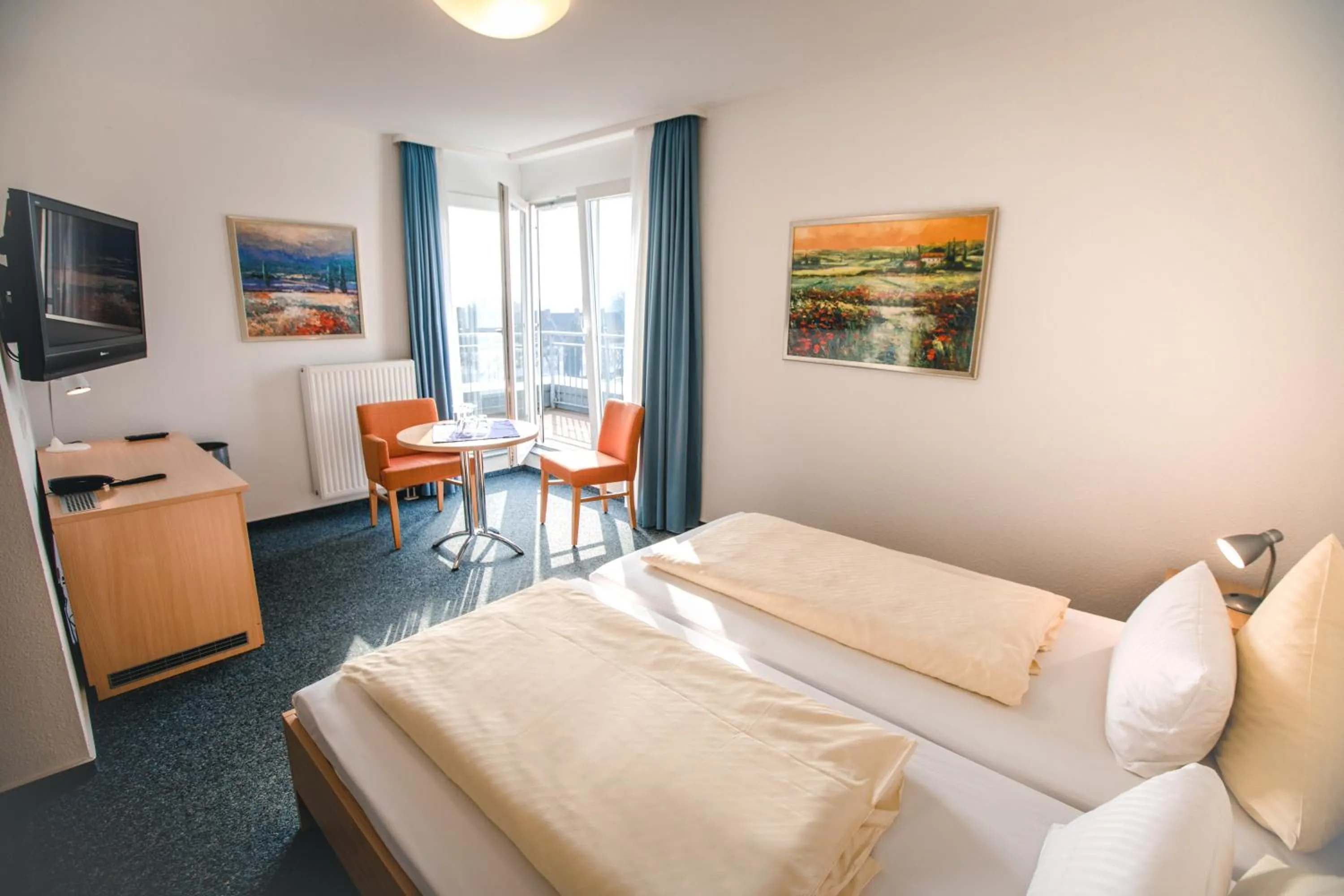 Photo of the whole room, Bed in Johanniter Gästehaus