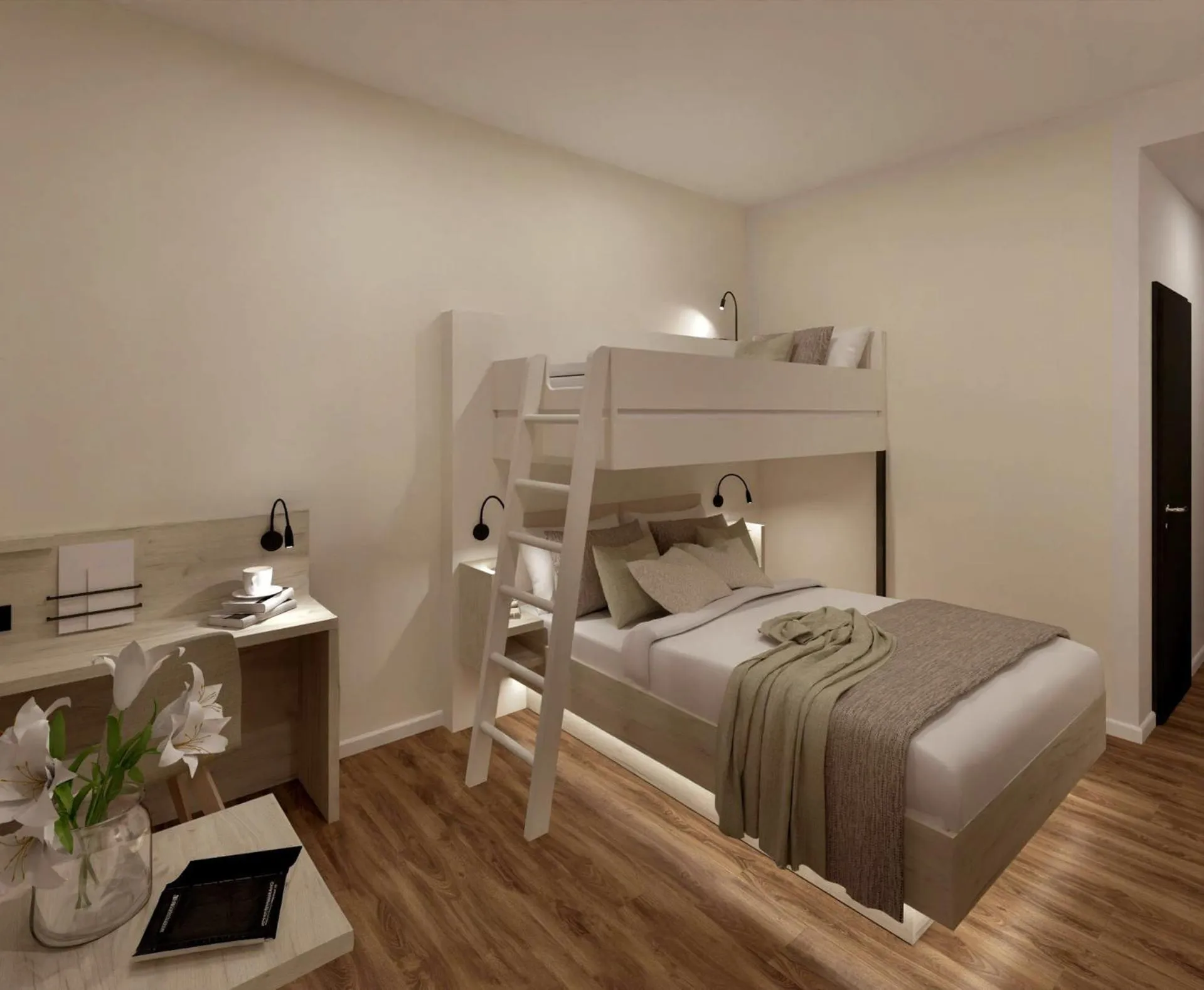 Photo of the whole room, Bed in Johanniter Gästehaus