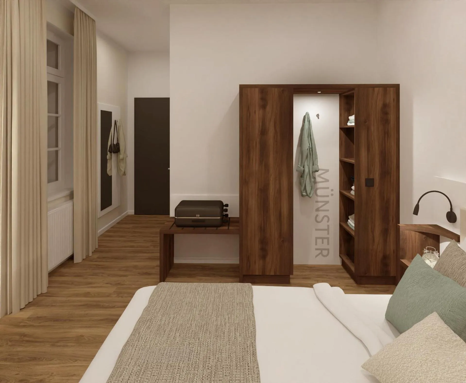 Photo of the whole room, Bed in Johanniter Gästehaus