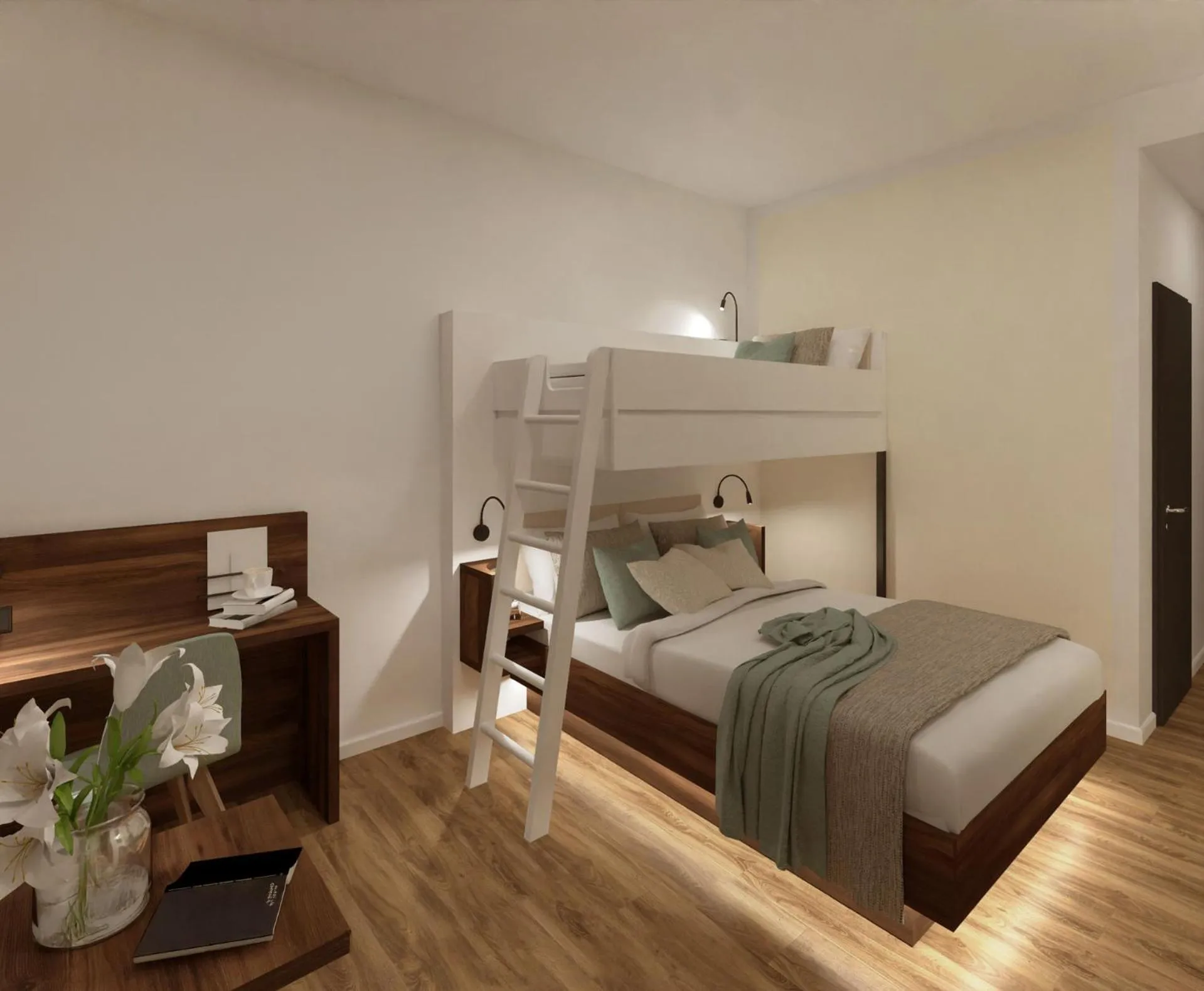 Photo of the whole room, Bed in Johanniter Gästehaus