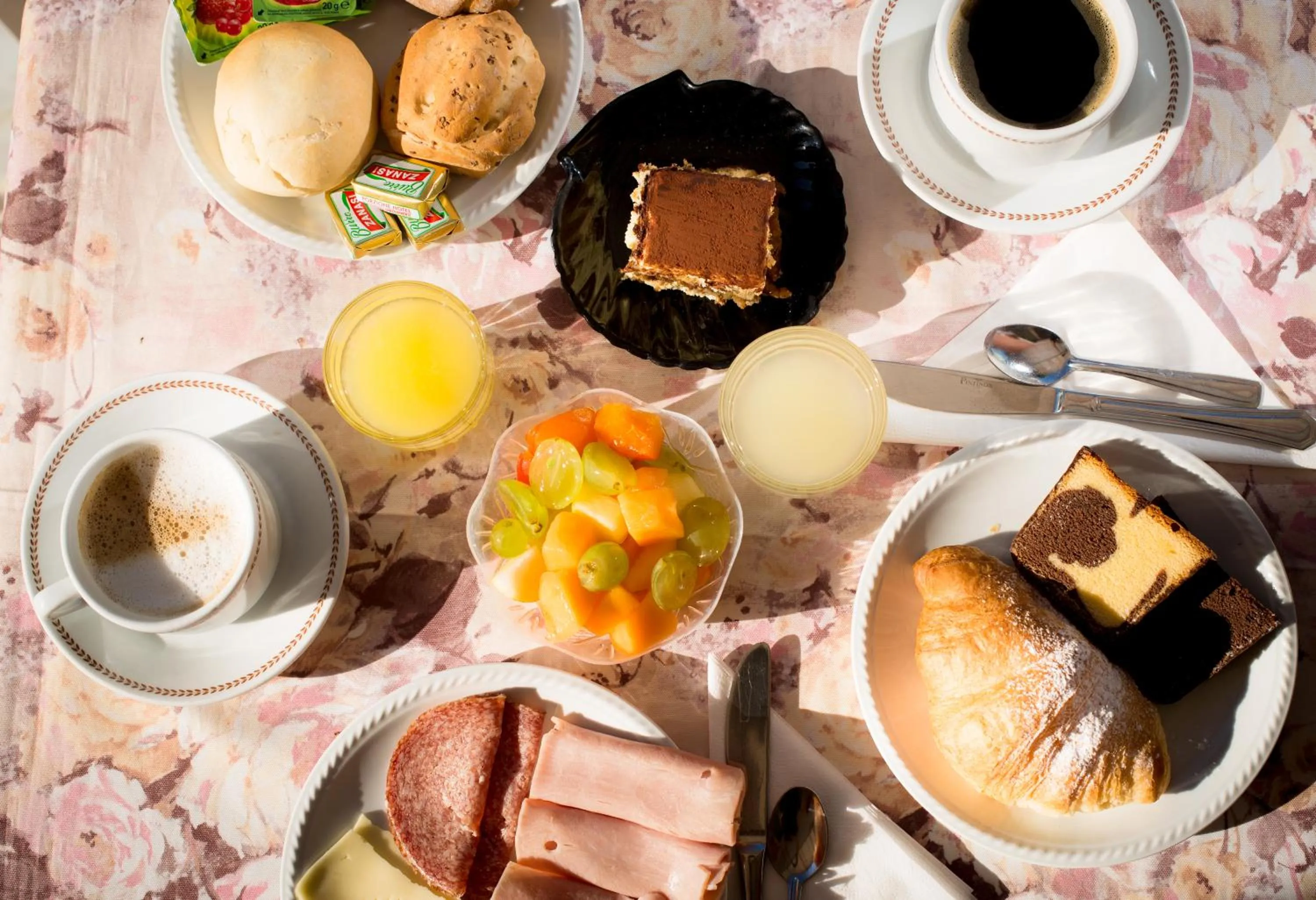 Food close-up in Hotel Trevi