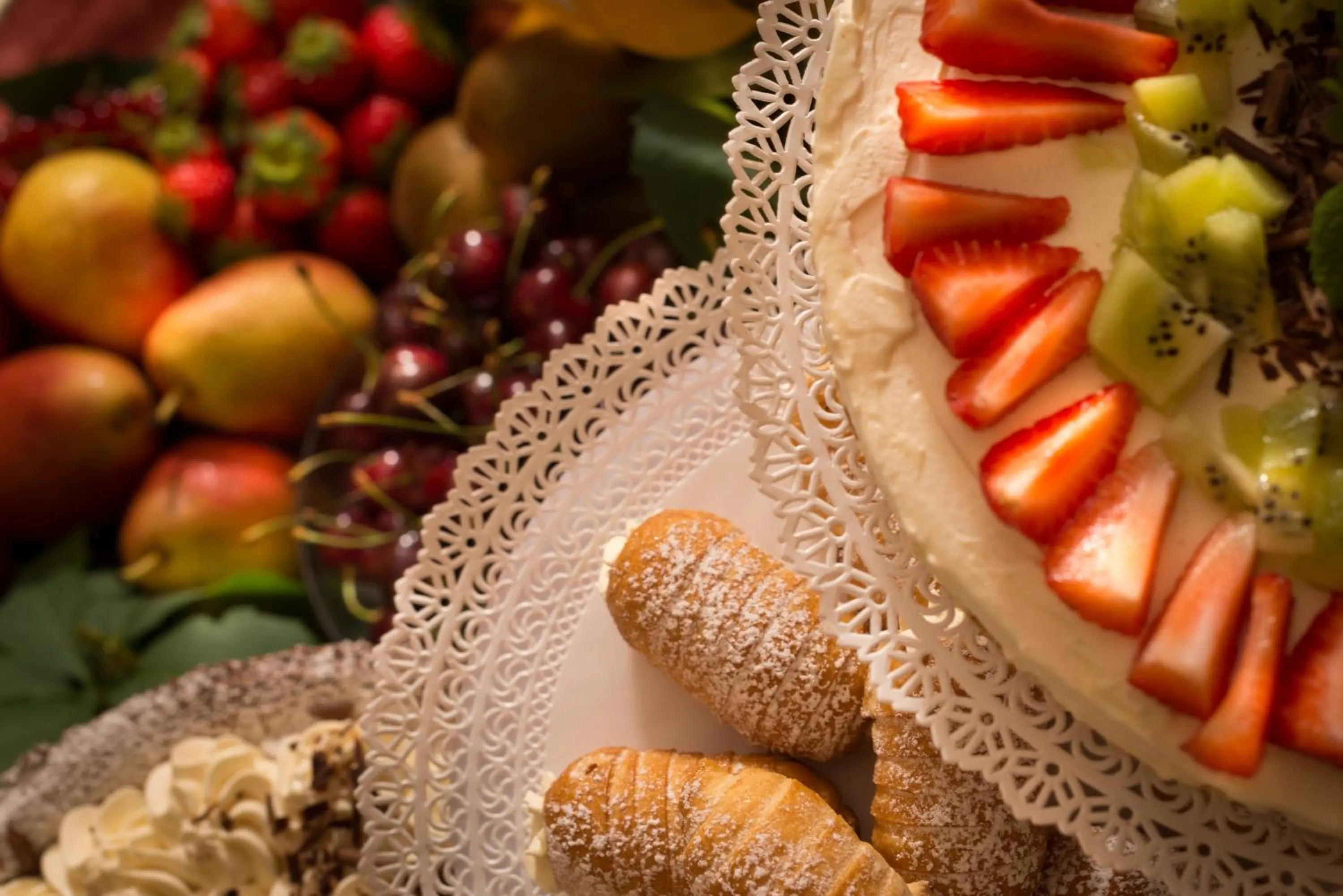 Food close-up in Hotel Trevi